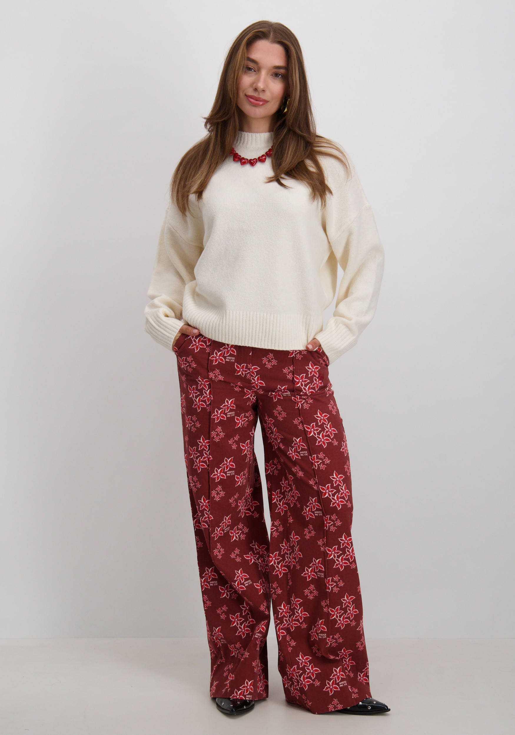 Vero moda Trui Boom 10320463 Wolwit-ecru