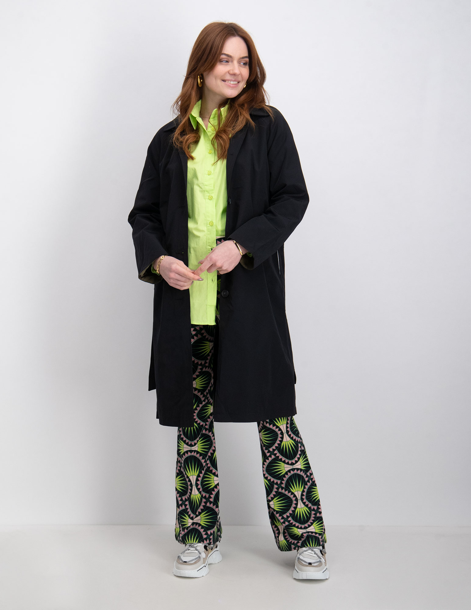 Colourful Rebel Oversized blouse Talia WB114093 Licht groen