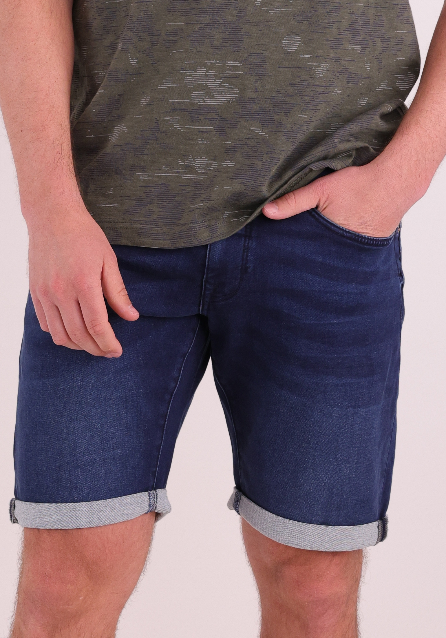 Petrol Denim short M-ROS-SHO001 Donker blauw