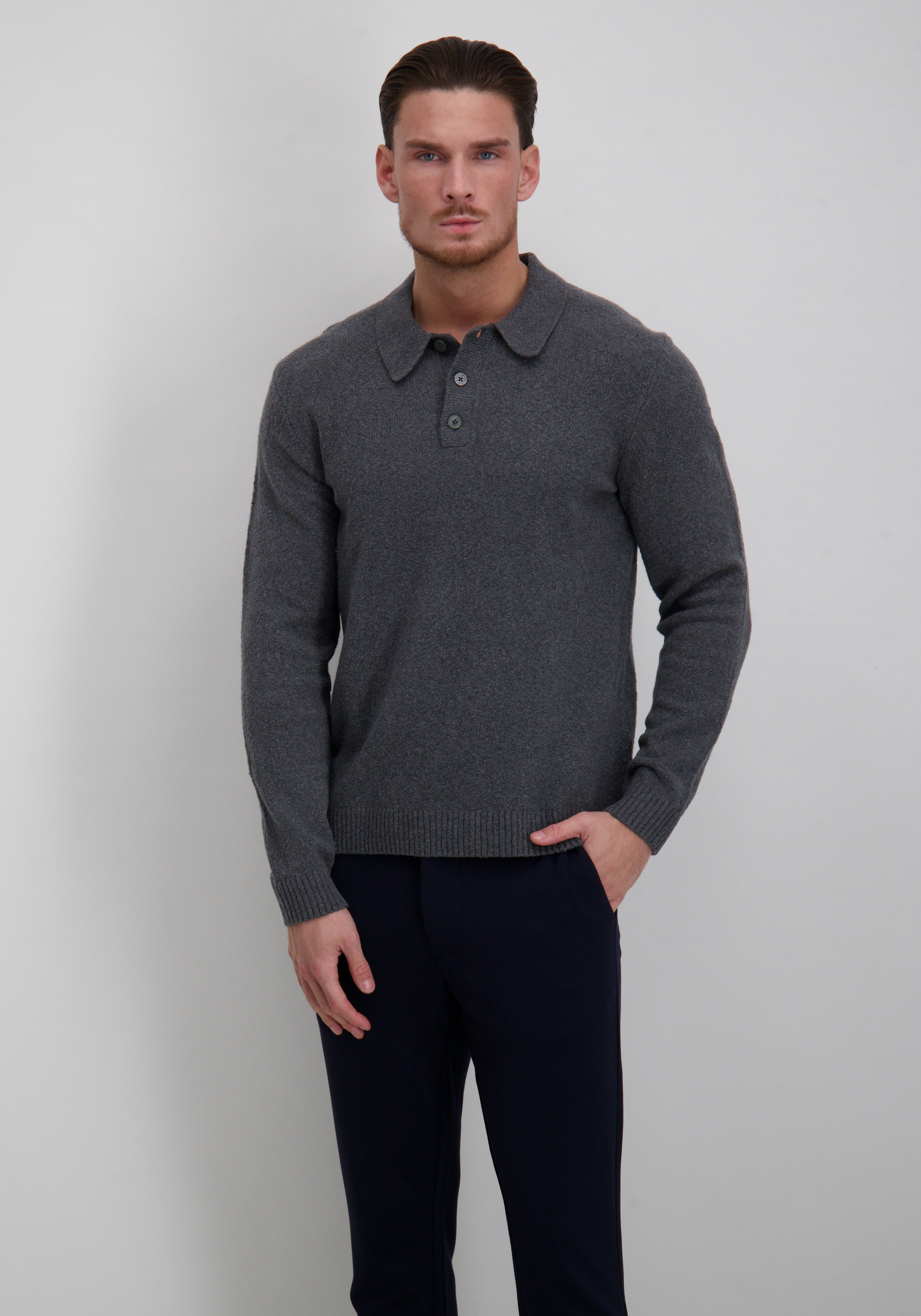 Jack & jones Trui Blamaverick 12286144 Grijs