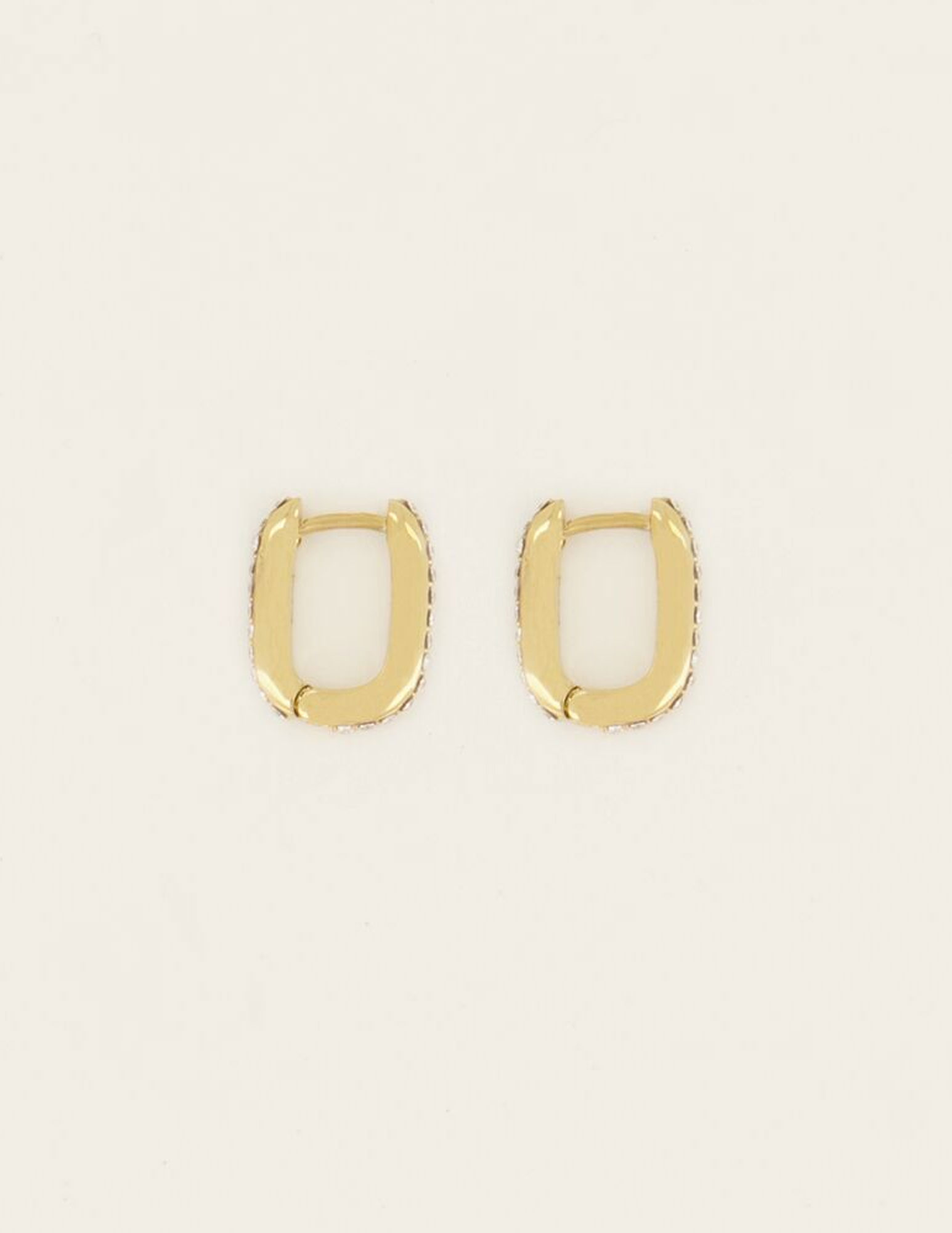 My Jewellery Oorbellen met steentjes MJ07486 Goud