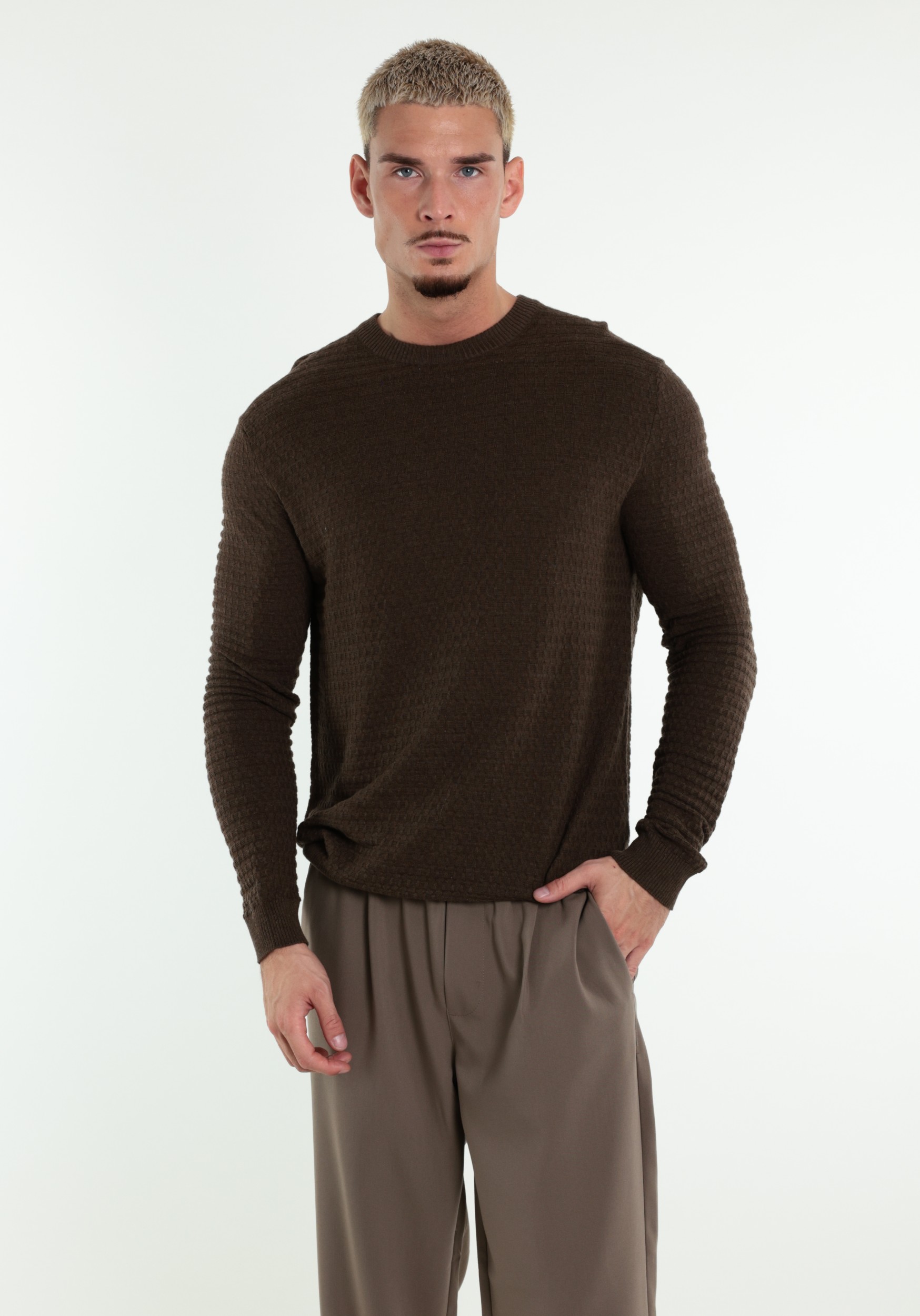 ONLY & SONS Trui Loui 22038965 Bruin