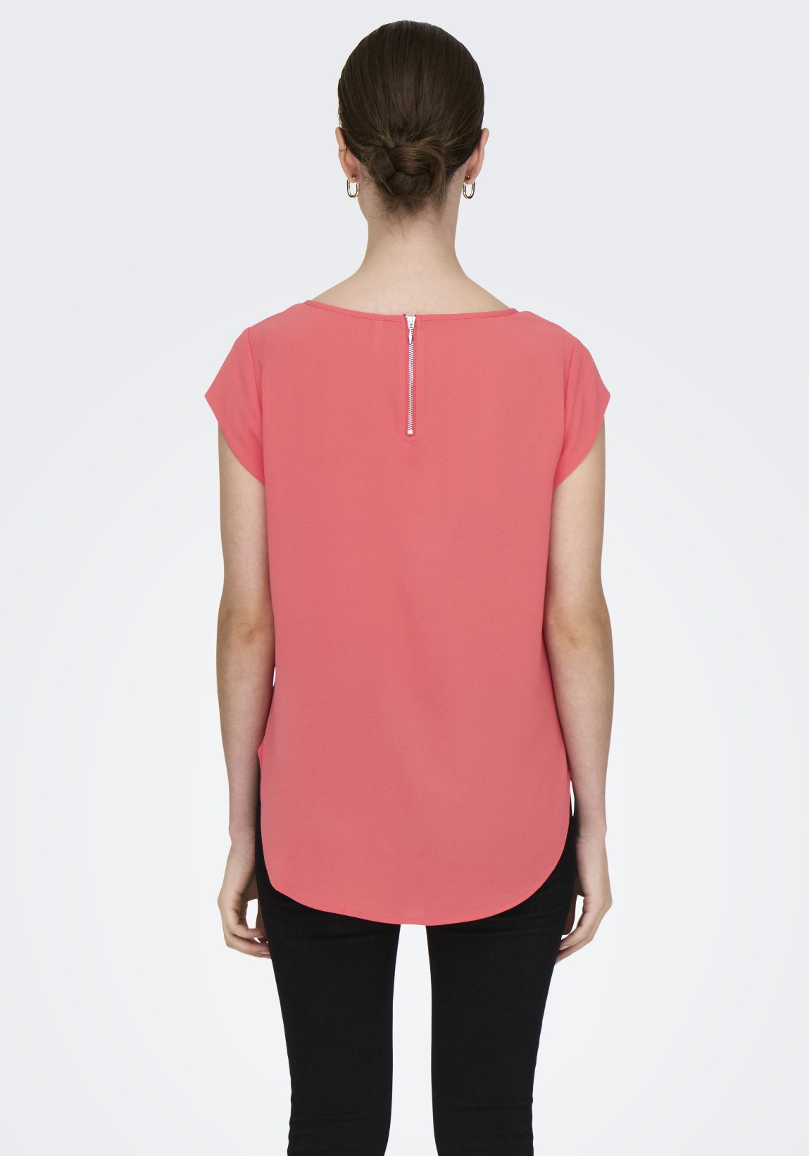 Only Blouse Vic 15142784 Licht Oranje