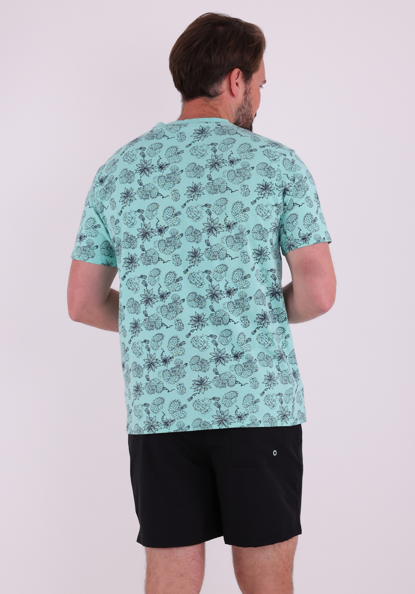 Petrol T-shirt M-1060-TSR264 Turquoise