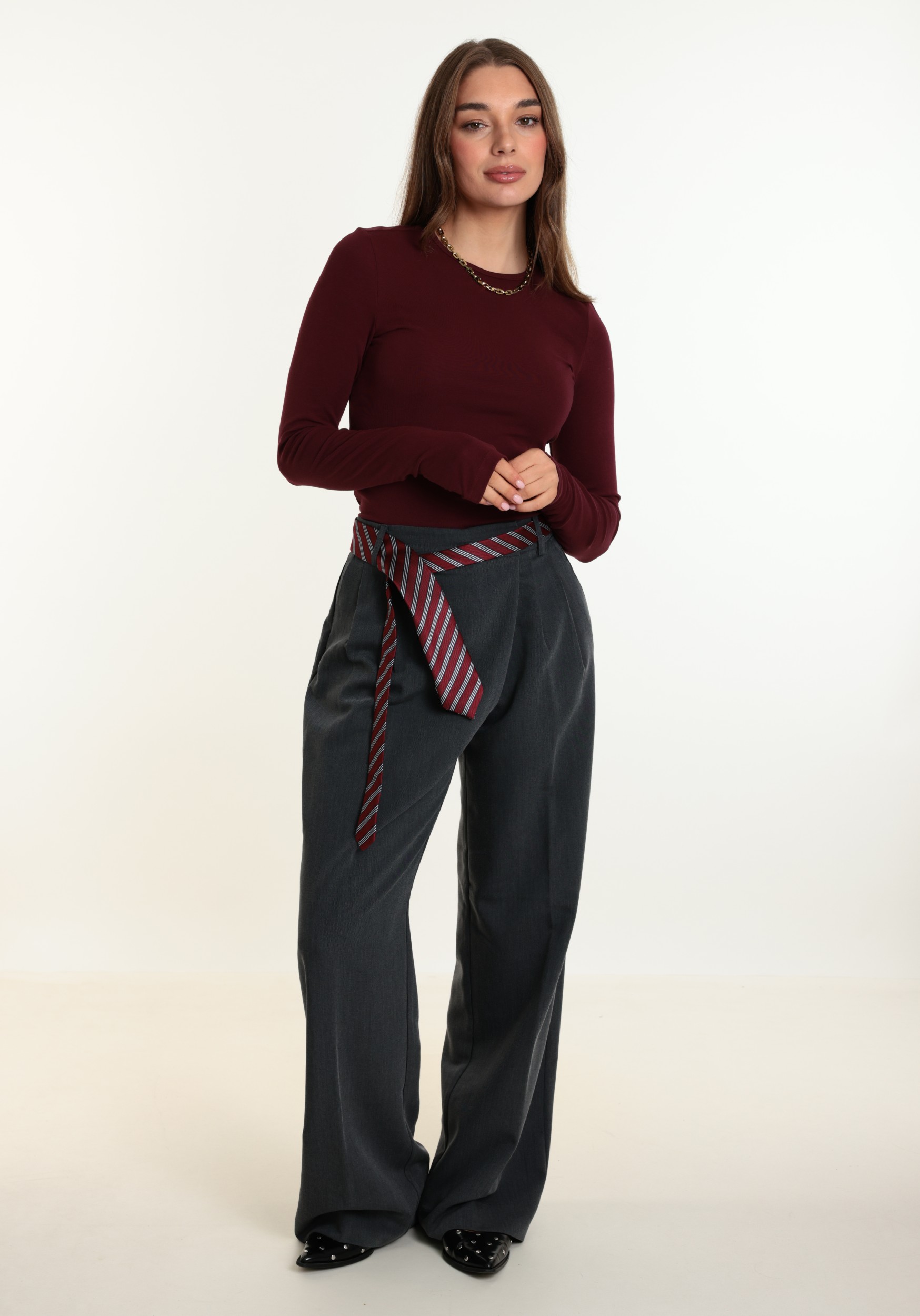 Harper & Yve Broek Sydney AW6N105 Donker Grijs