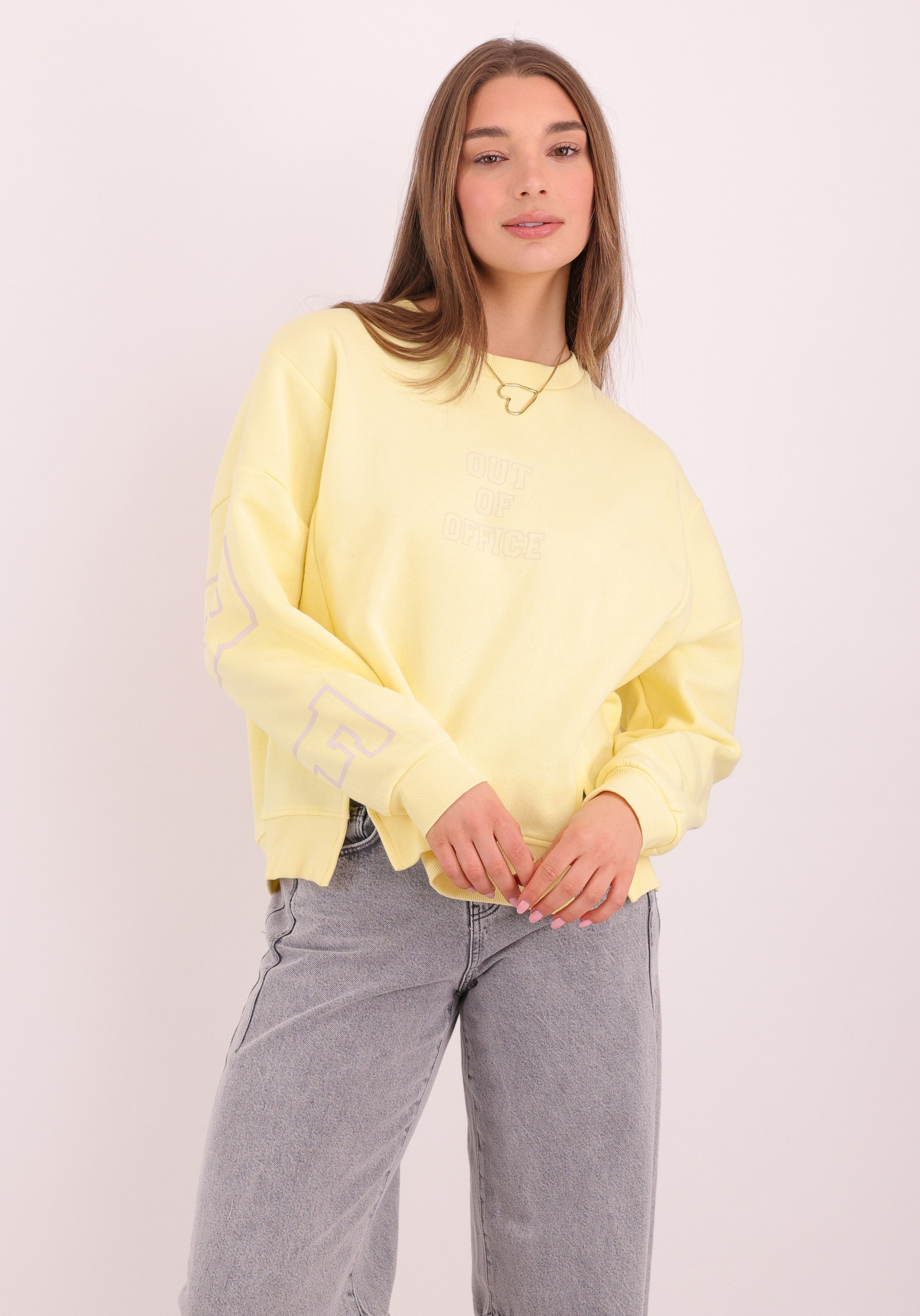 Culture Sweater Angela 50112921 Licht geel