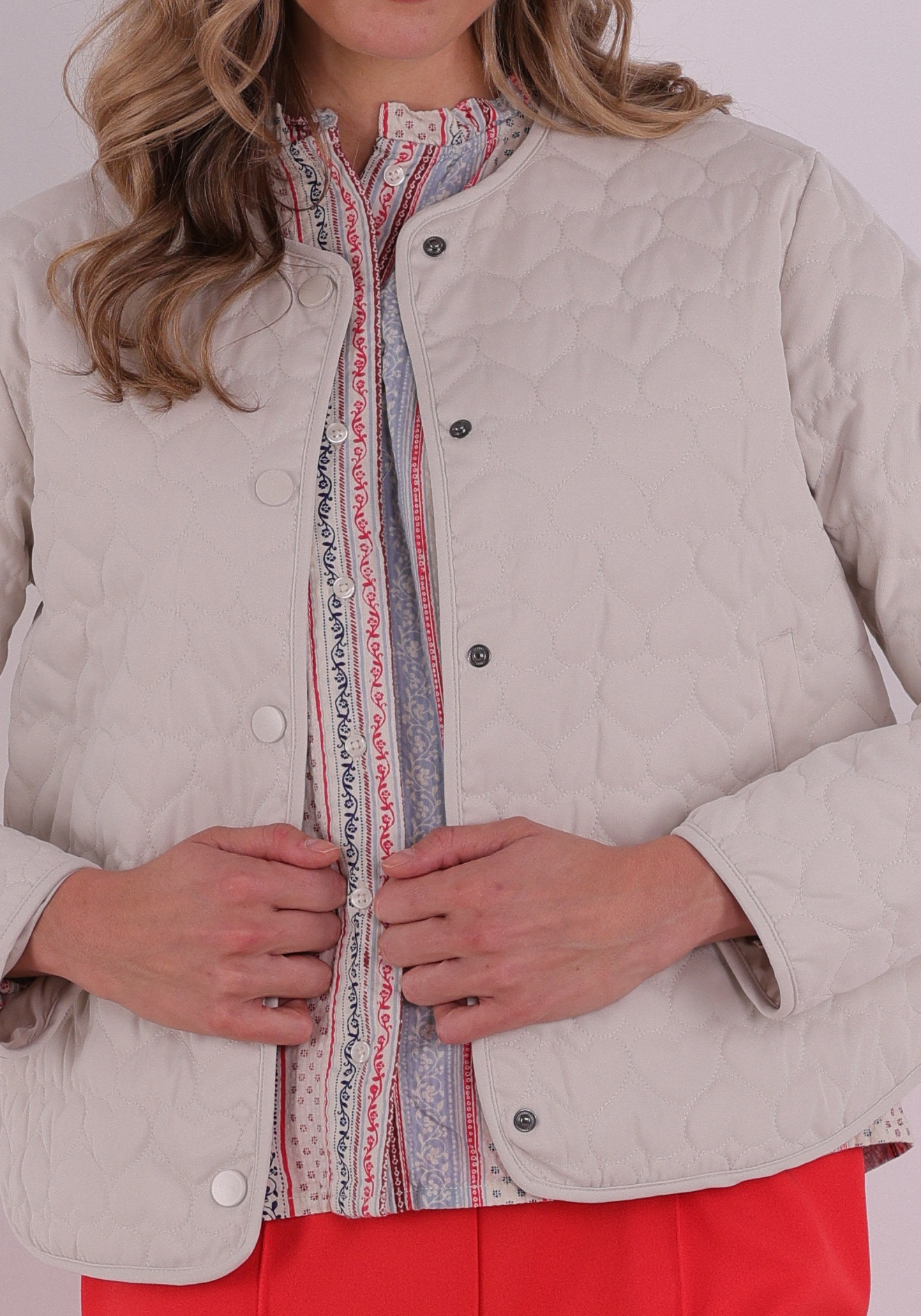 Only Jacket heart quilted 15366265 Beige