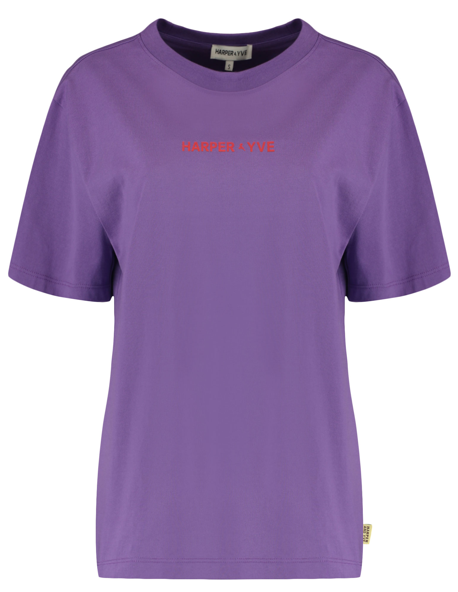 Harper & Yve T-shirt Mexican back SS6Y308 Paars