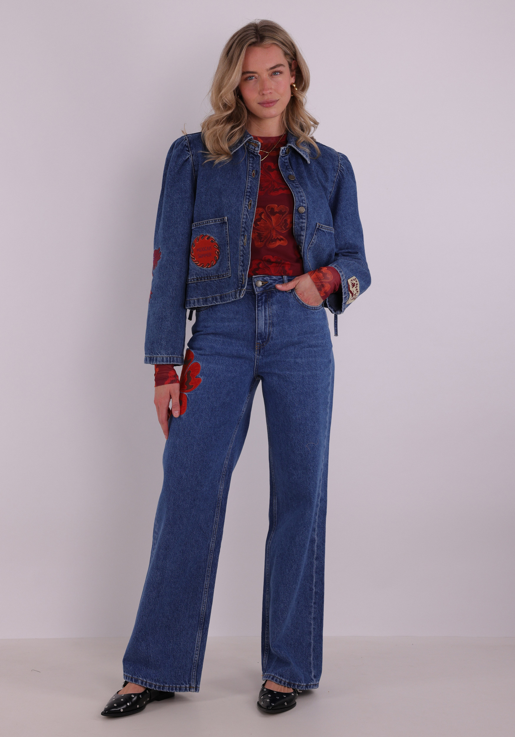 Harper & Yve Top Steff SS6T506 Rood