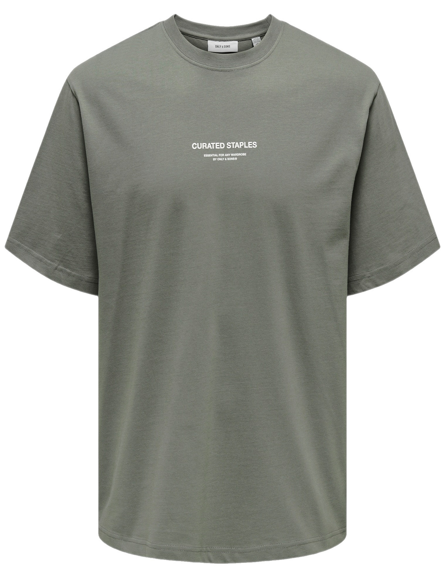 ONLY & SONS T-shirt Curated 22030925 Grijs