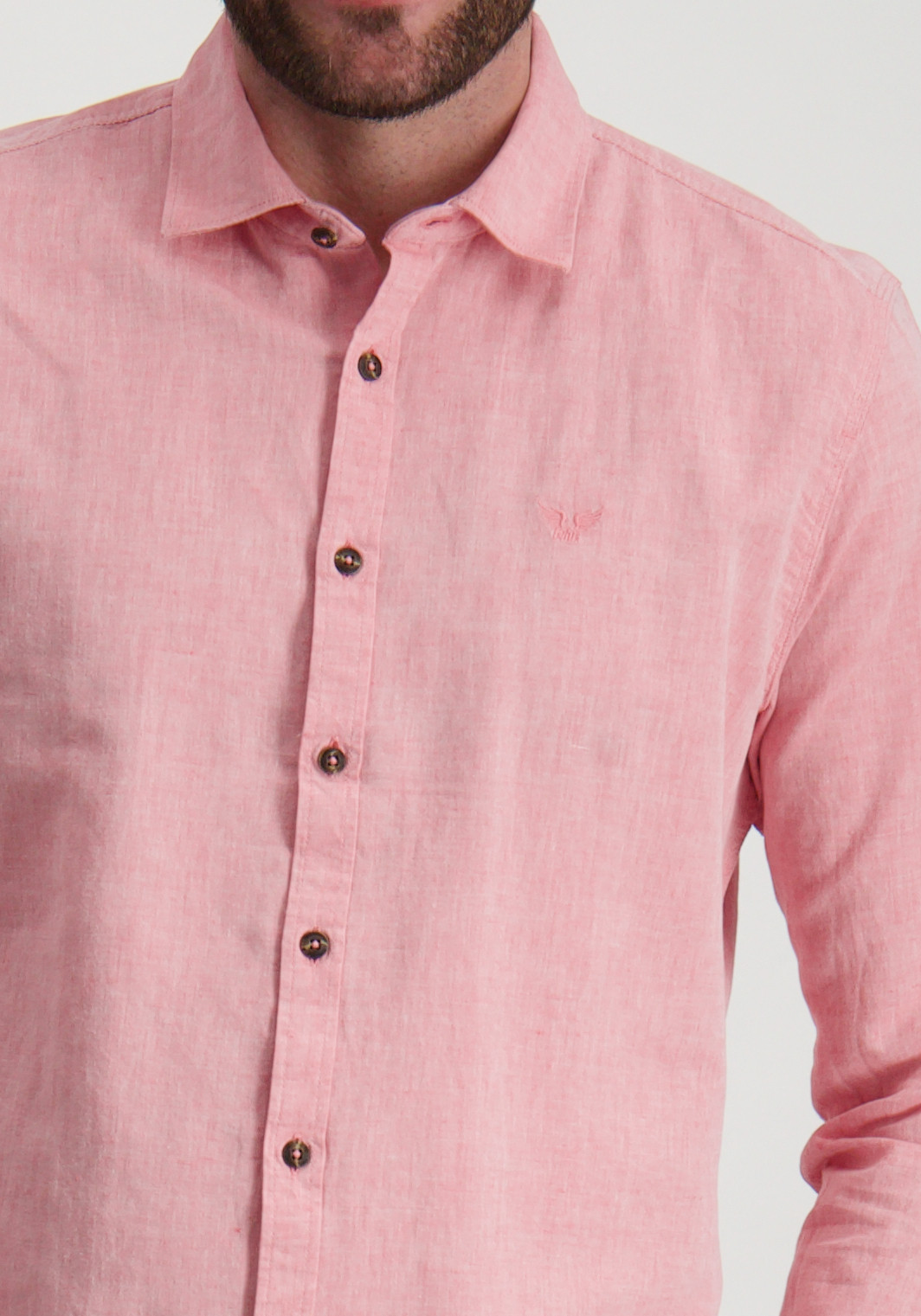 PME Legend Linnen overhemd PSI2503224 Roze