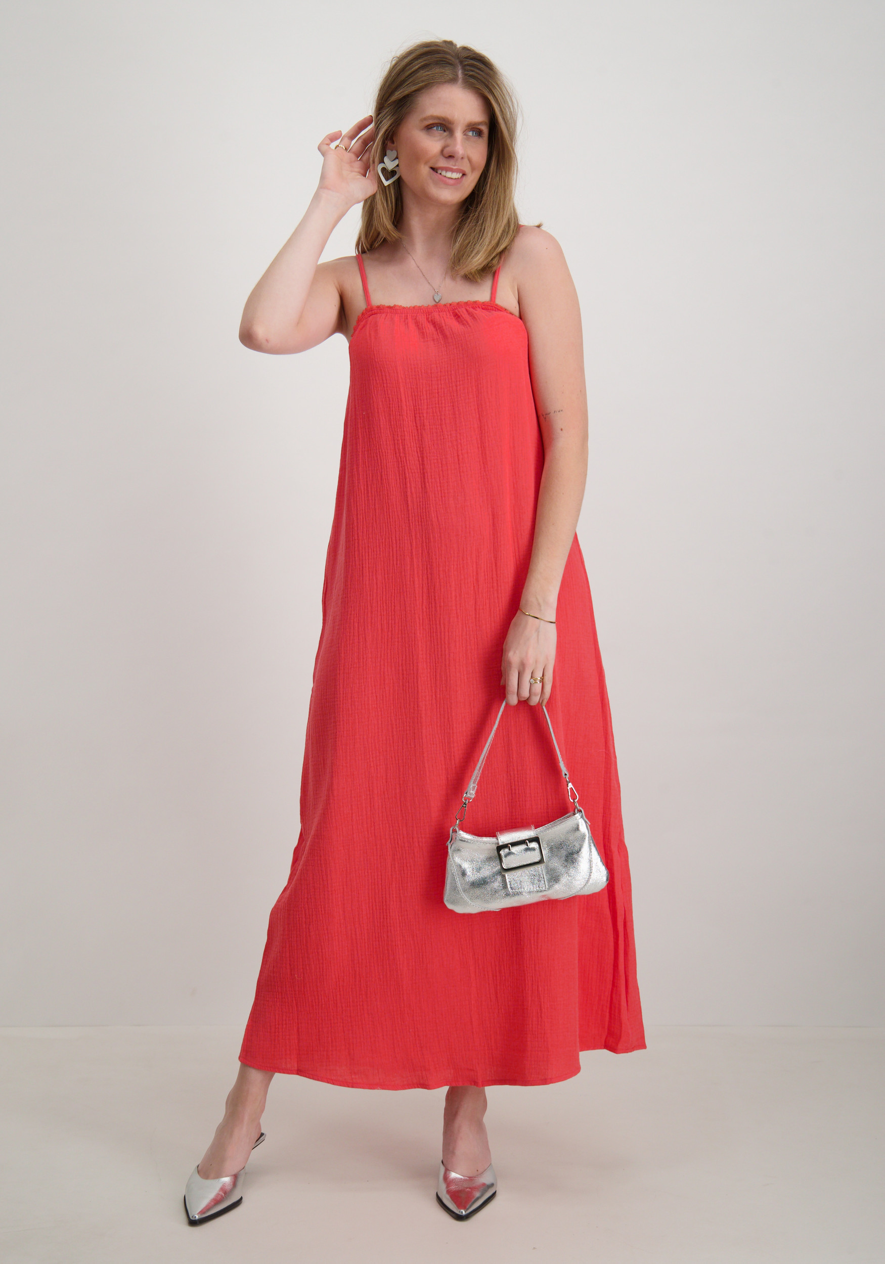 Vero moda Jurk Natali 10303704 Zalm