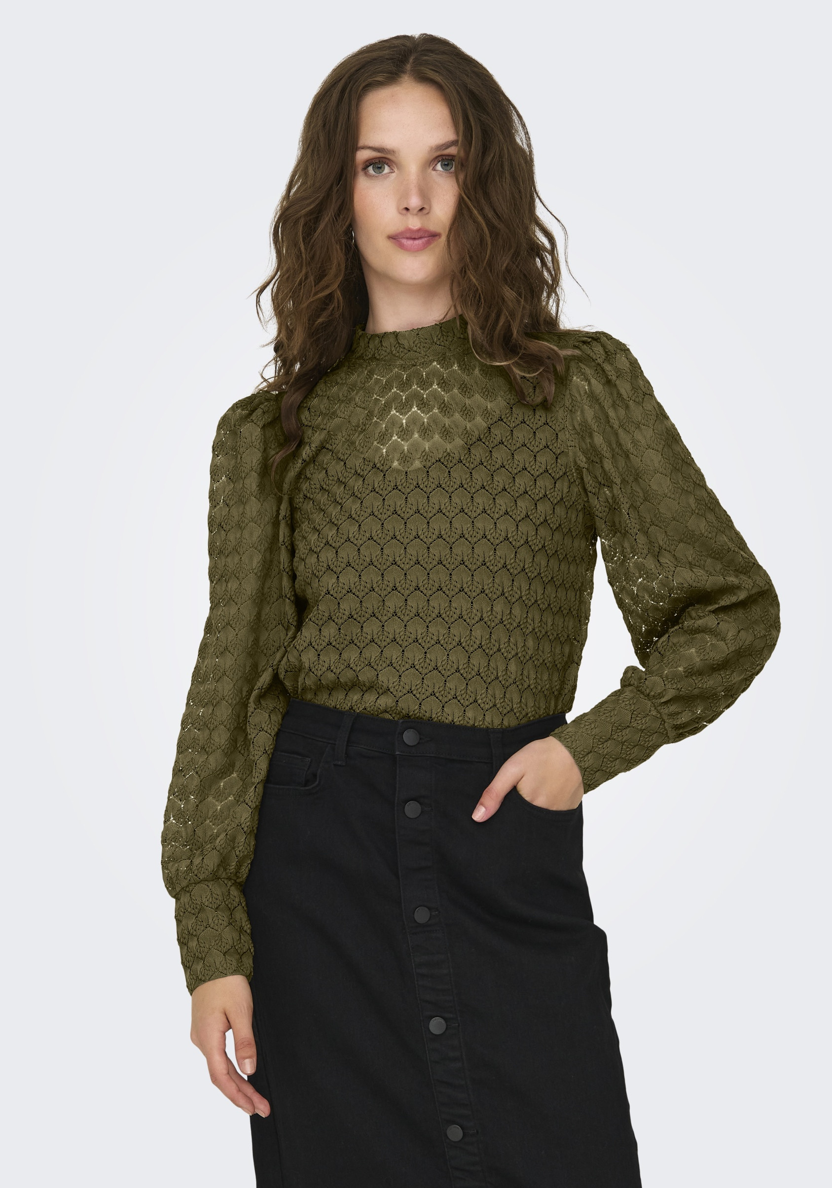 Jacqueline de jonge Top Avery 15268408 Olijf Groen