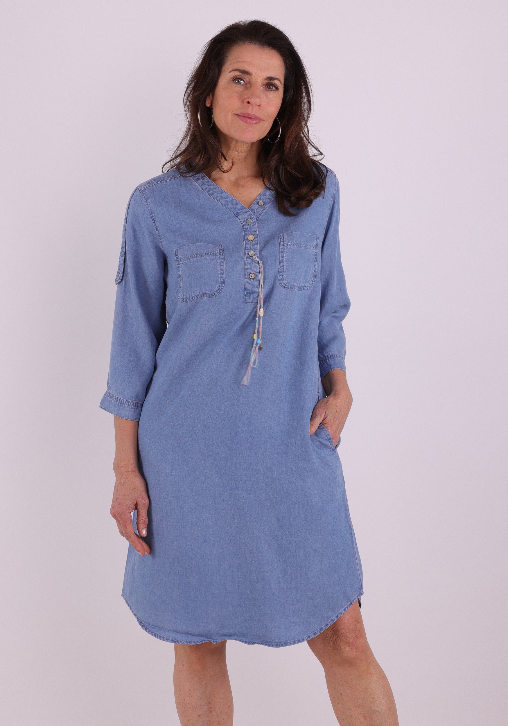 Geisha Jurk JET Jeans blauw