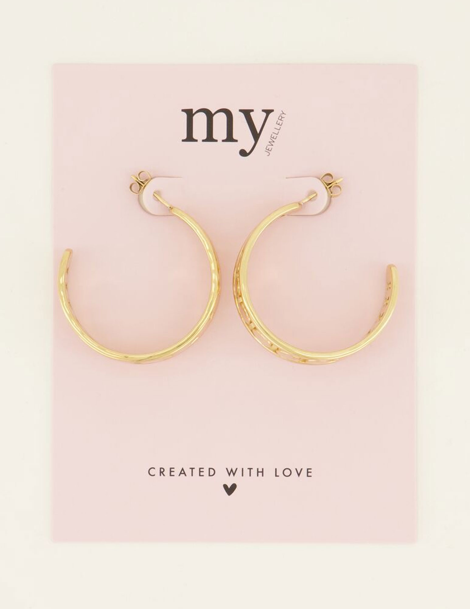 My Jewellery Oorringen met cirkels MJ07989 Goud