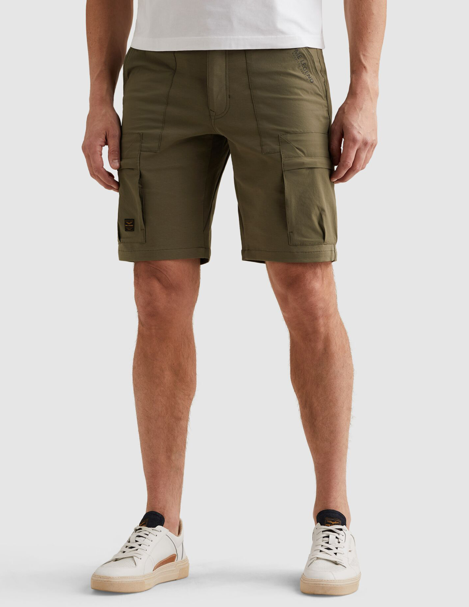 PME Legend Airlyn cargo short  PSH2604691 Donker groen