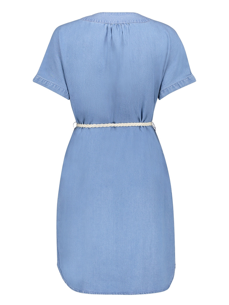 Geisha Jurk denim 67301-10 Blauw