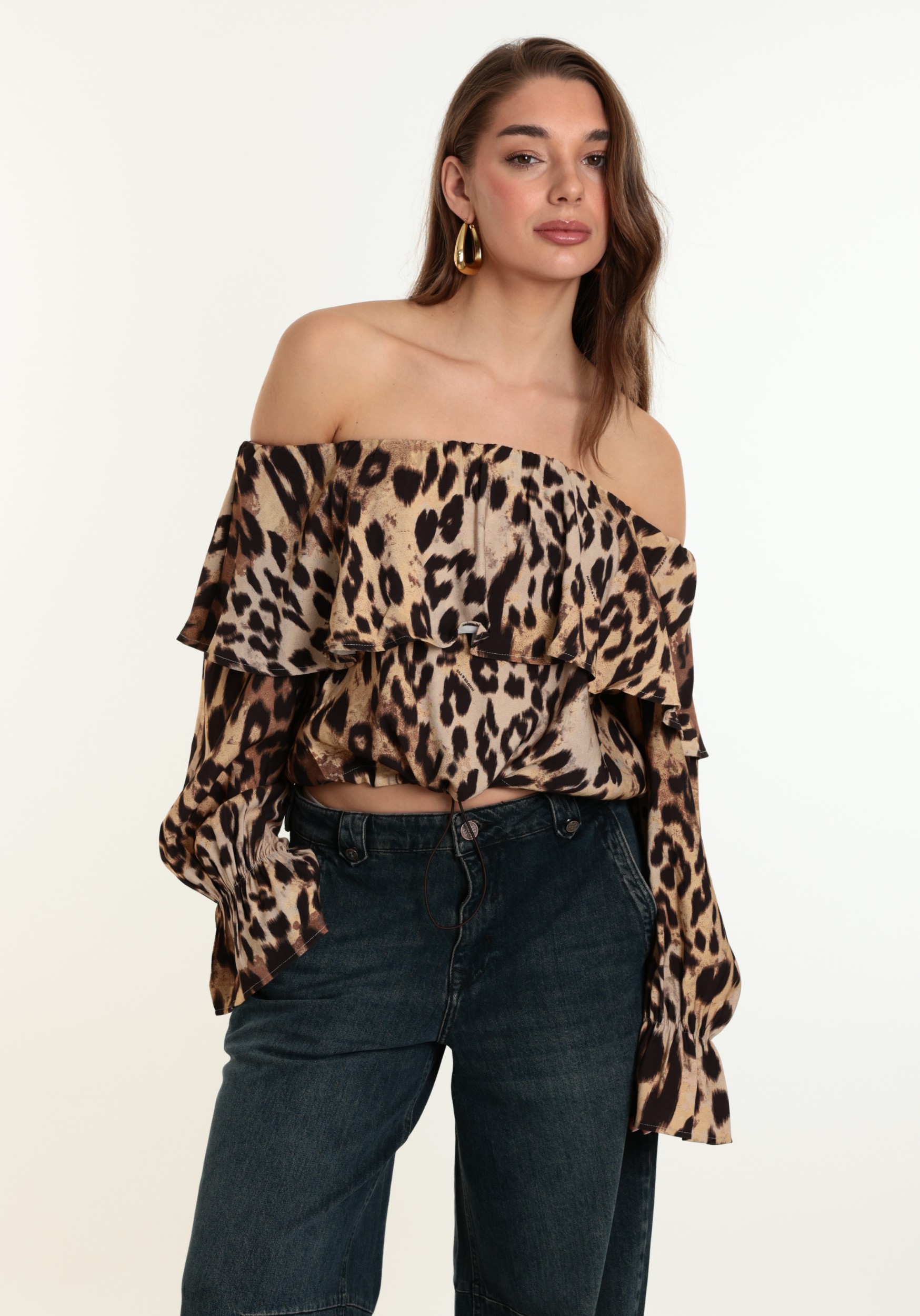 Harper & Yve Blouse Fynn AW6P609 Bruin