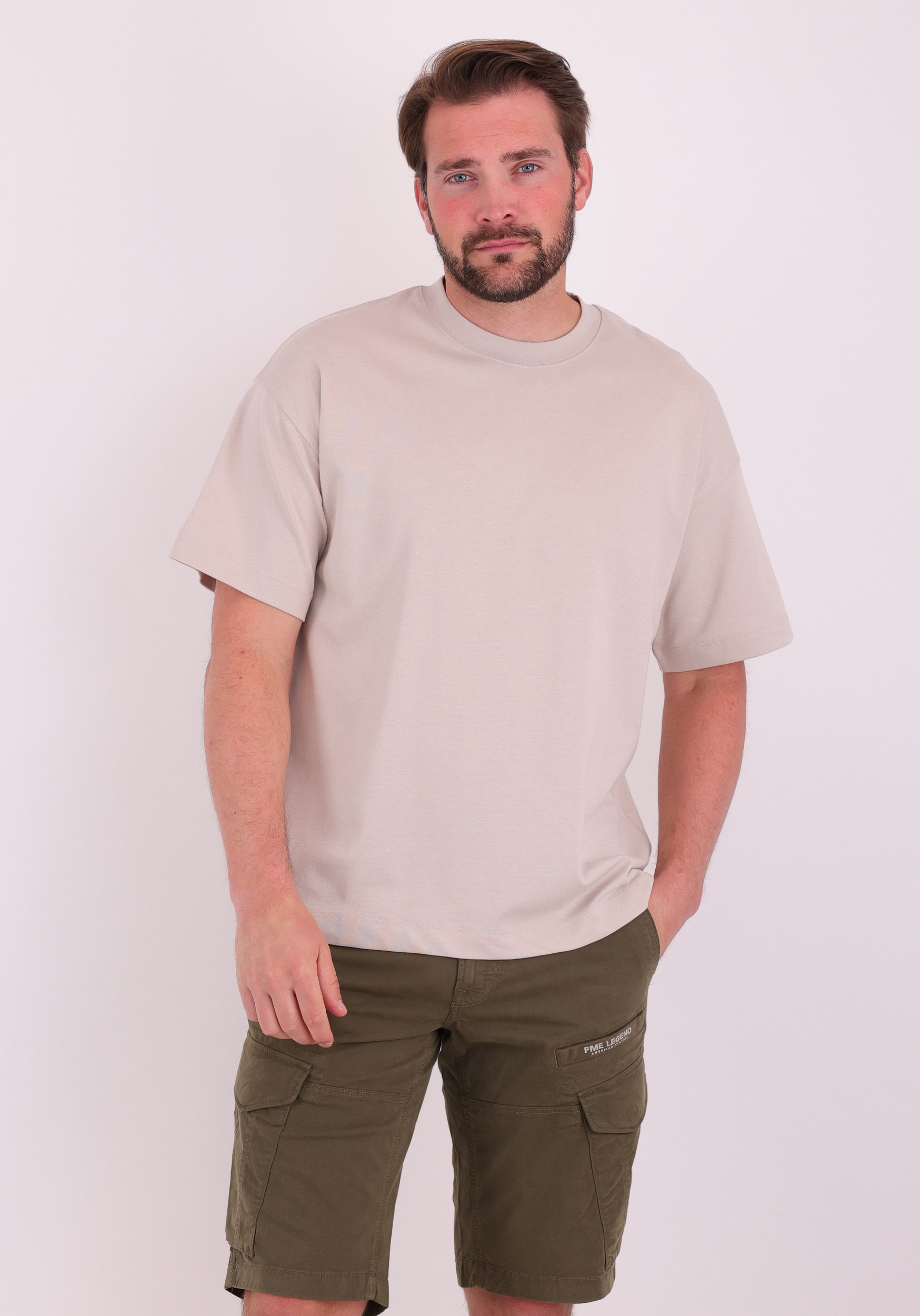 JACK & JONES T-shirt Barron 12298906 Beige