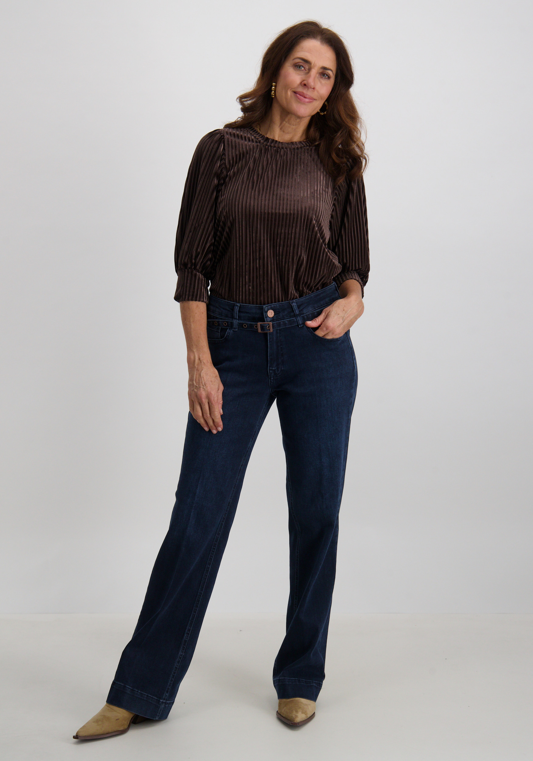 Kaffe Clothing Top Caca 10503887 Donker bruin