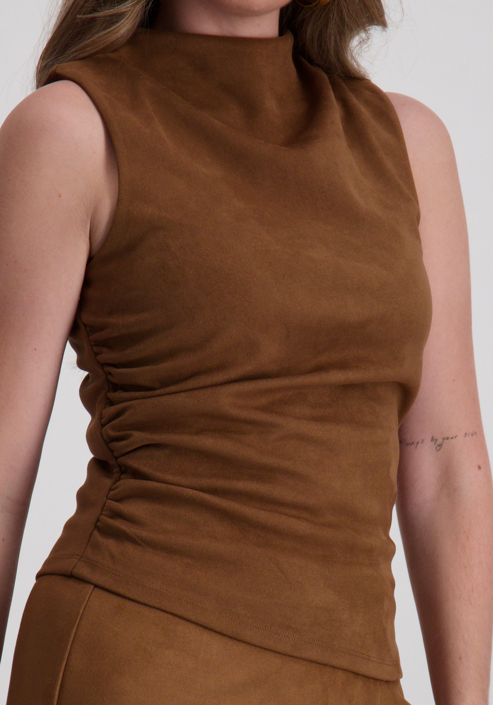 Vero moda Top Bella 10343873 Bruin