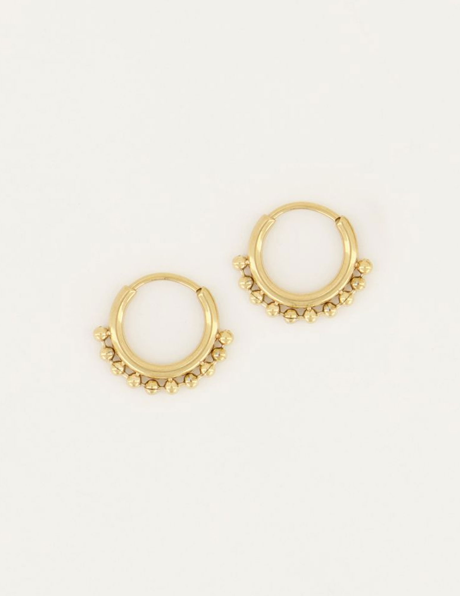 My Jewellery Oorringen bolletjes klein  MJ05097 Goud