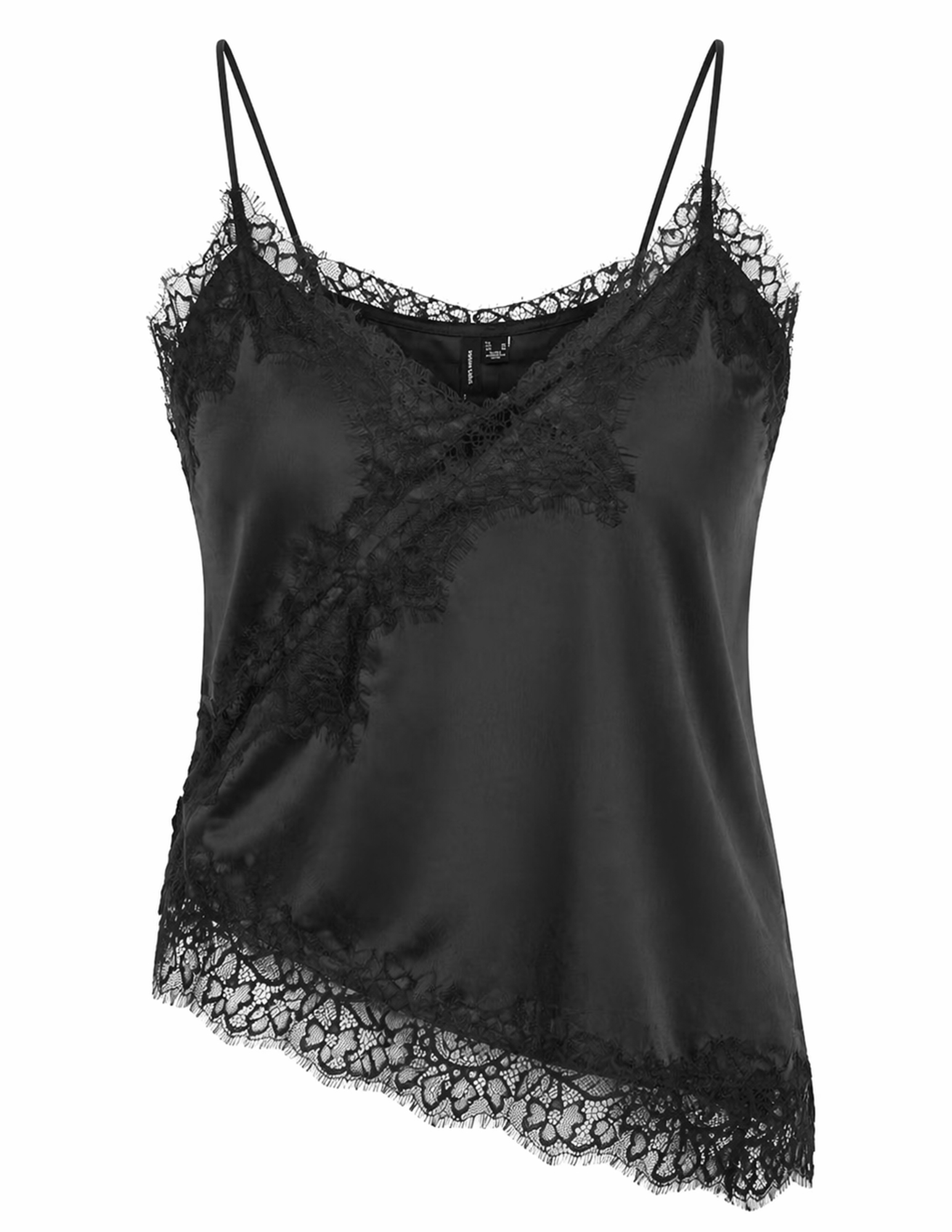 VERO MODA Lace singlet 10352170 Zwart