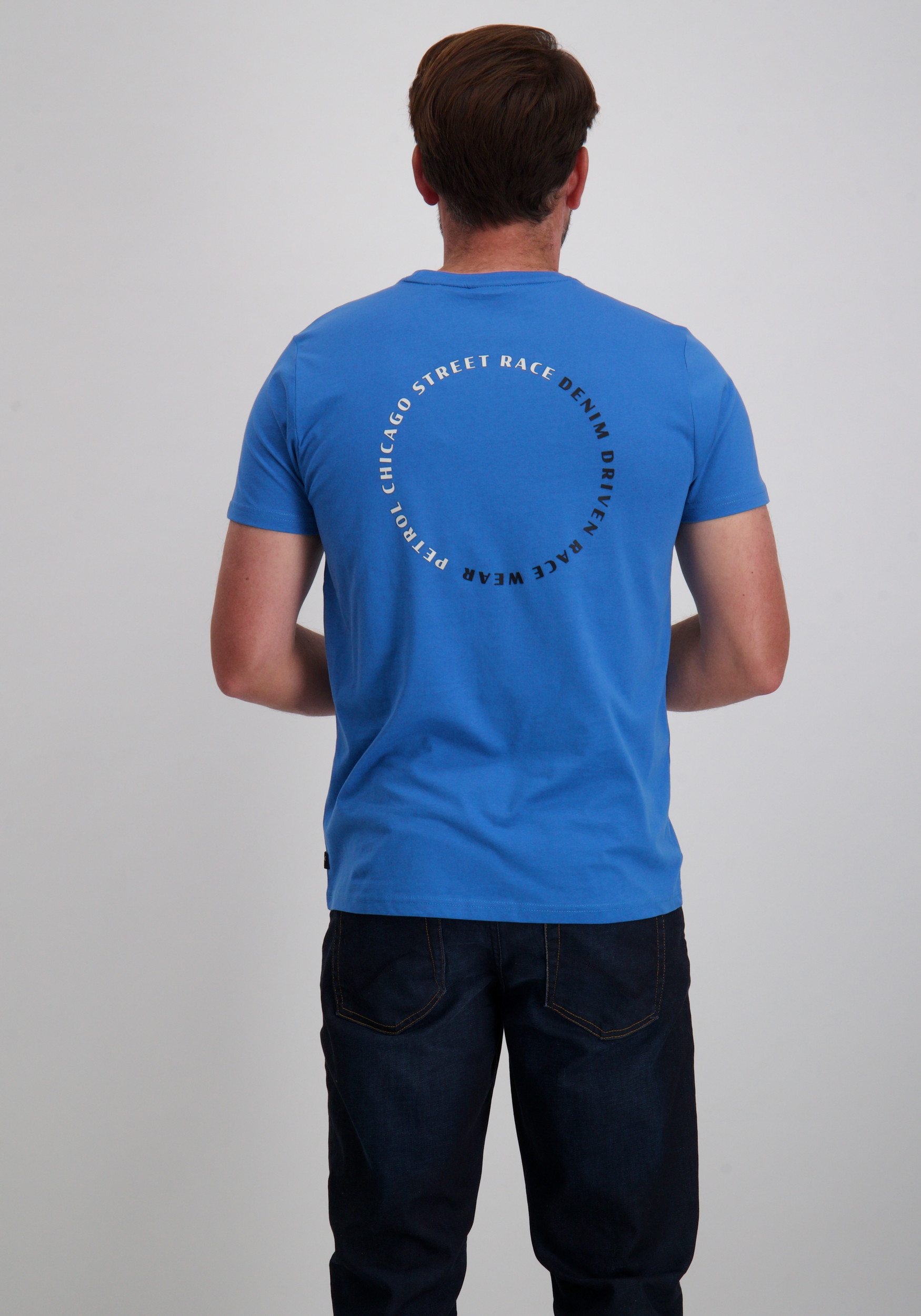 Petrol T-shirt M-3050-TSR130 Blauw