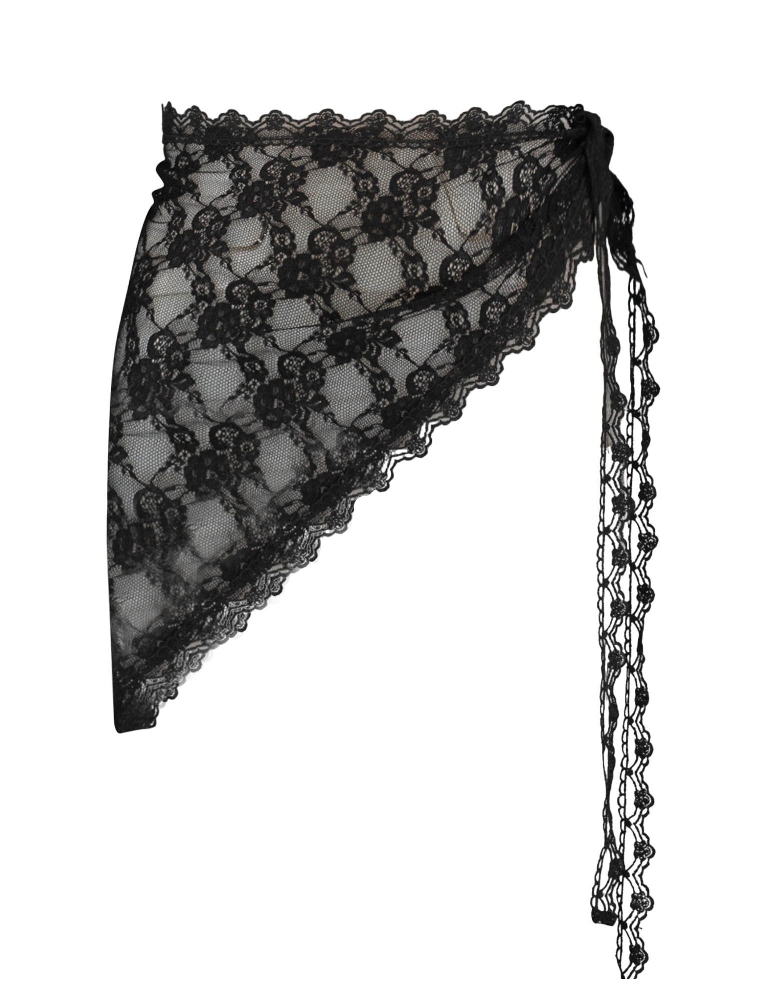 Only Sjaal Sof lace 15380407 Zwart