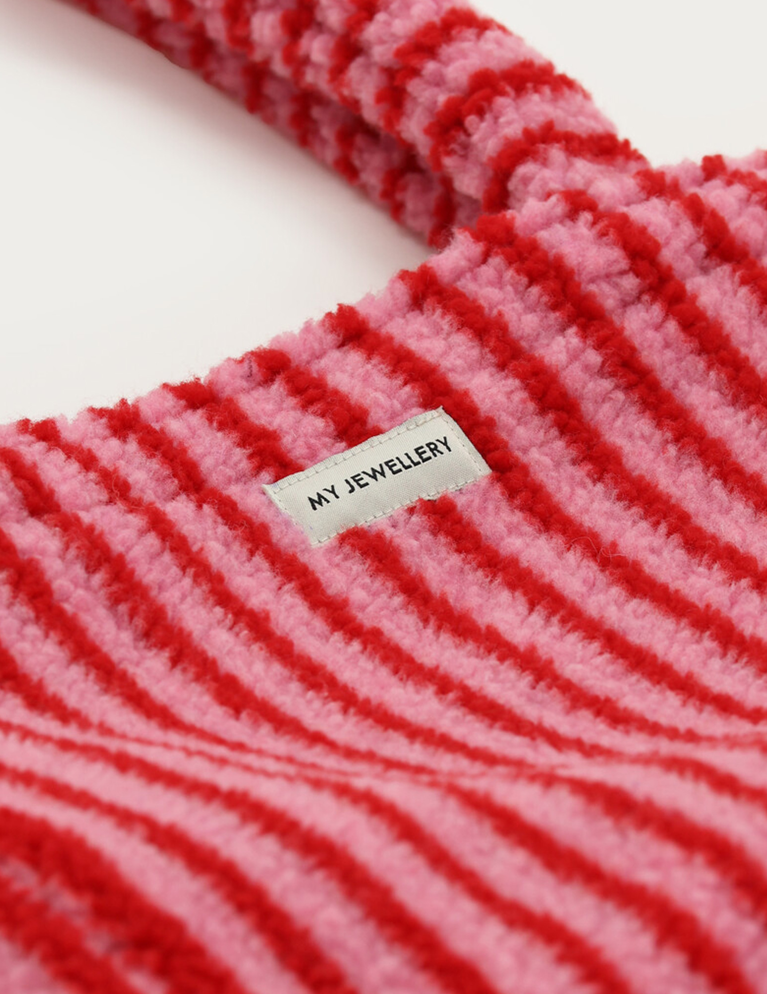 My Jewellery Teddy shopper met strepen MJ14454 Rose