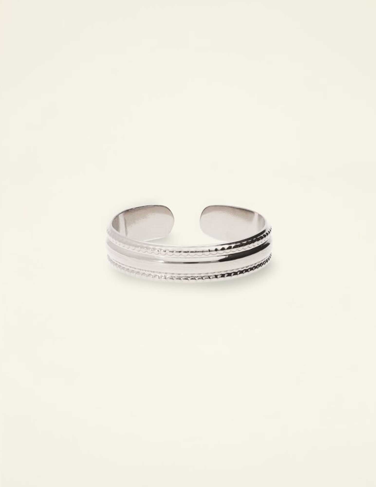 My Jewellery Ring met drie rijen MJ09055 Zilver