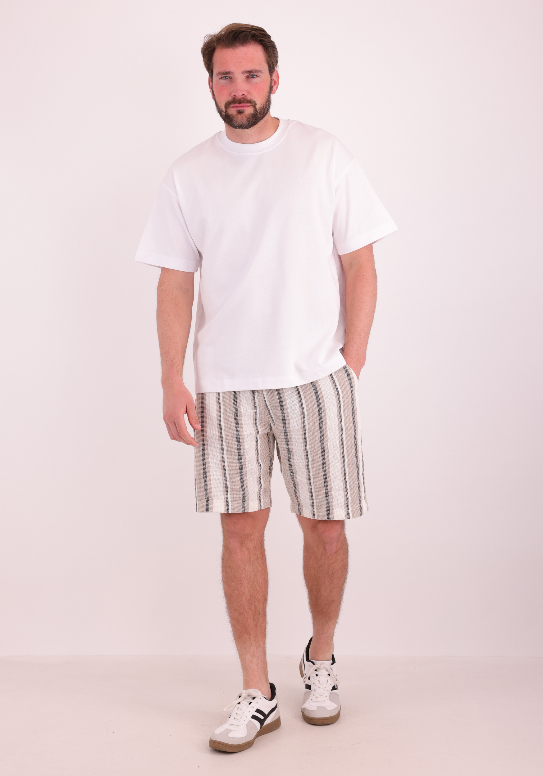 JACK & JONES T-shirt Barron 12298906 Wit