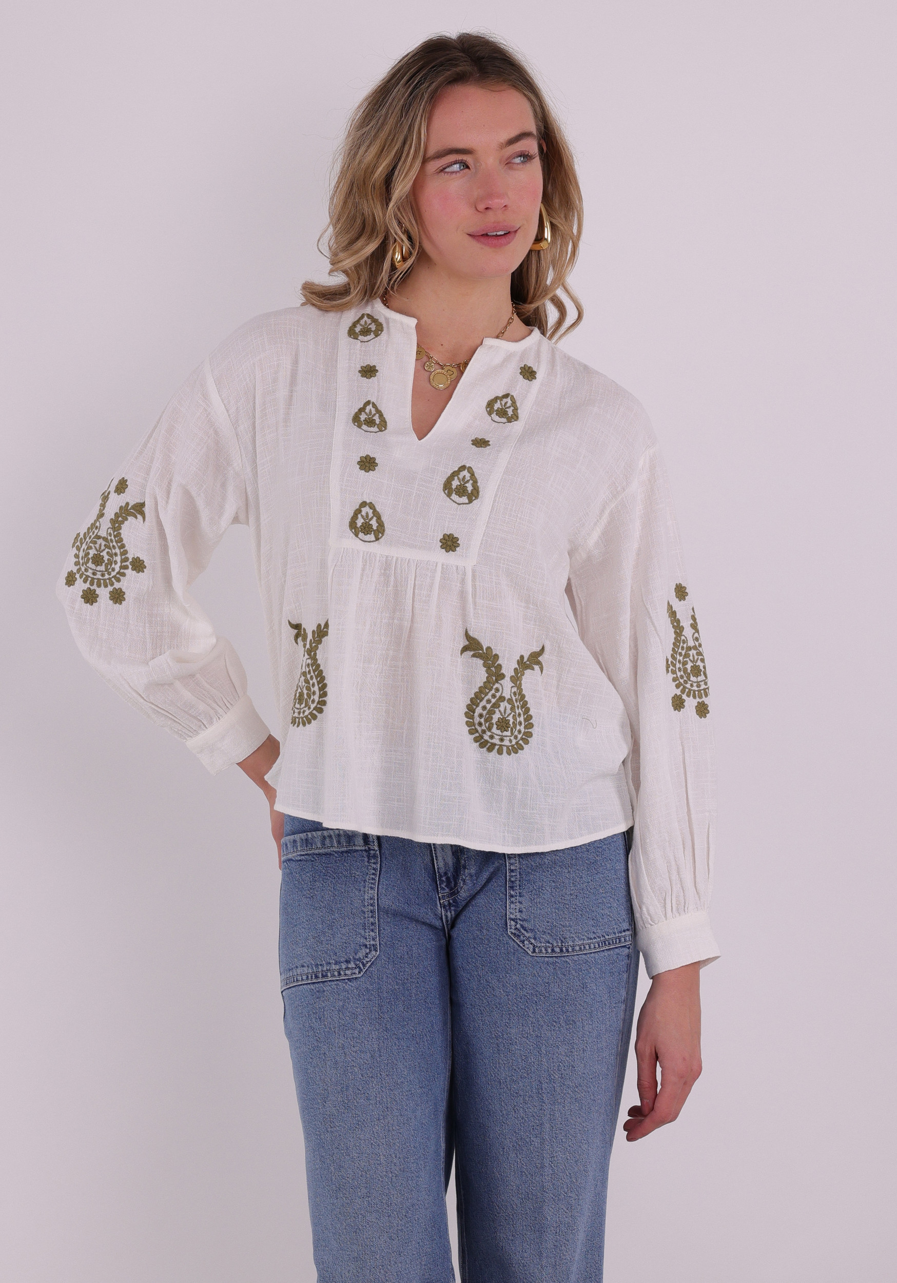 Only Blouse Moon 15330944 Wolwit-ecru
