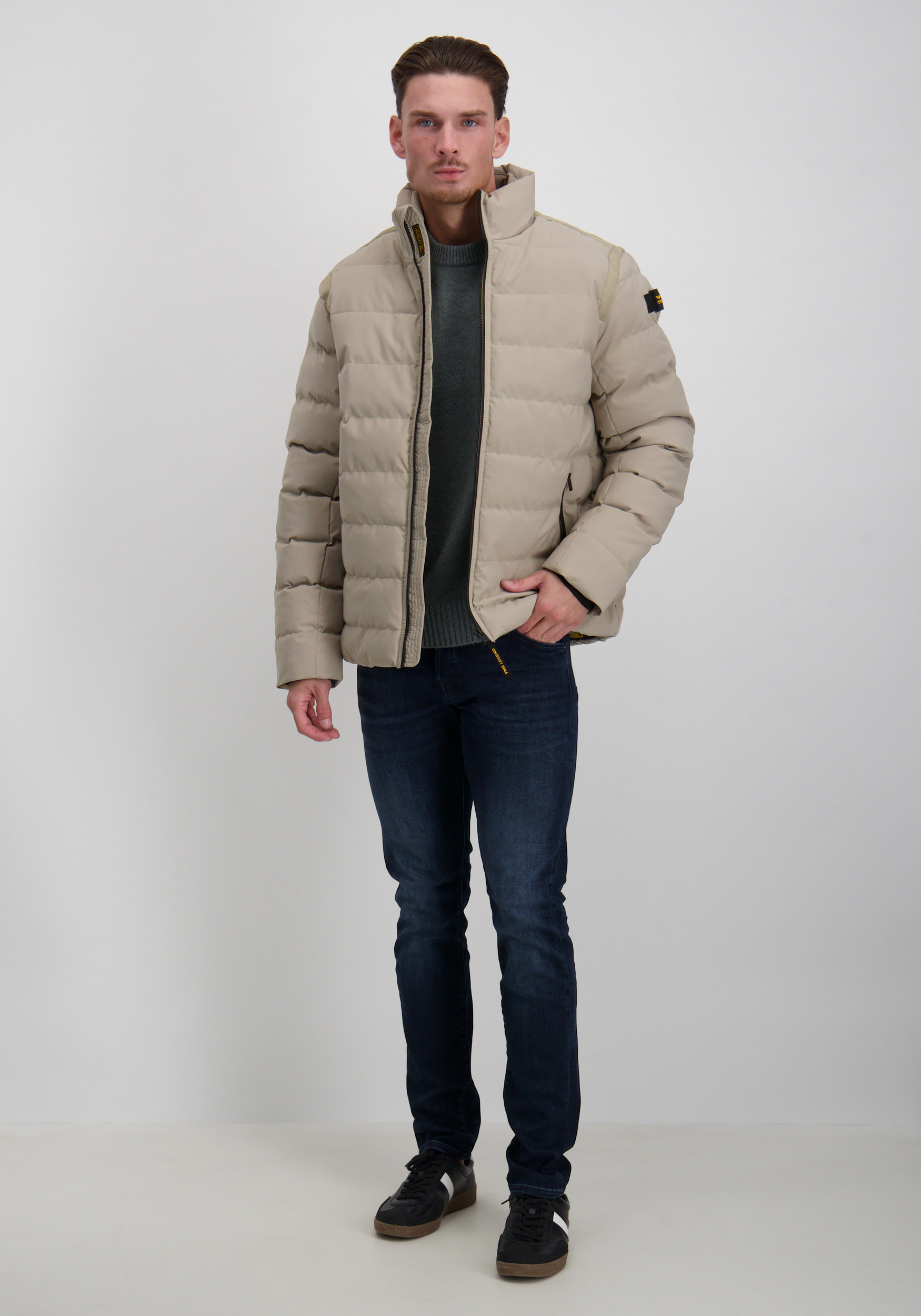 PME Legend Winterjas Freightyet PJA2508114 Beige