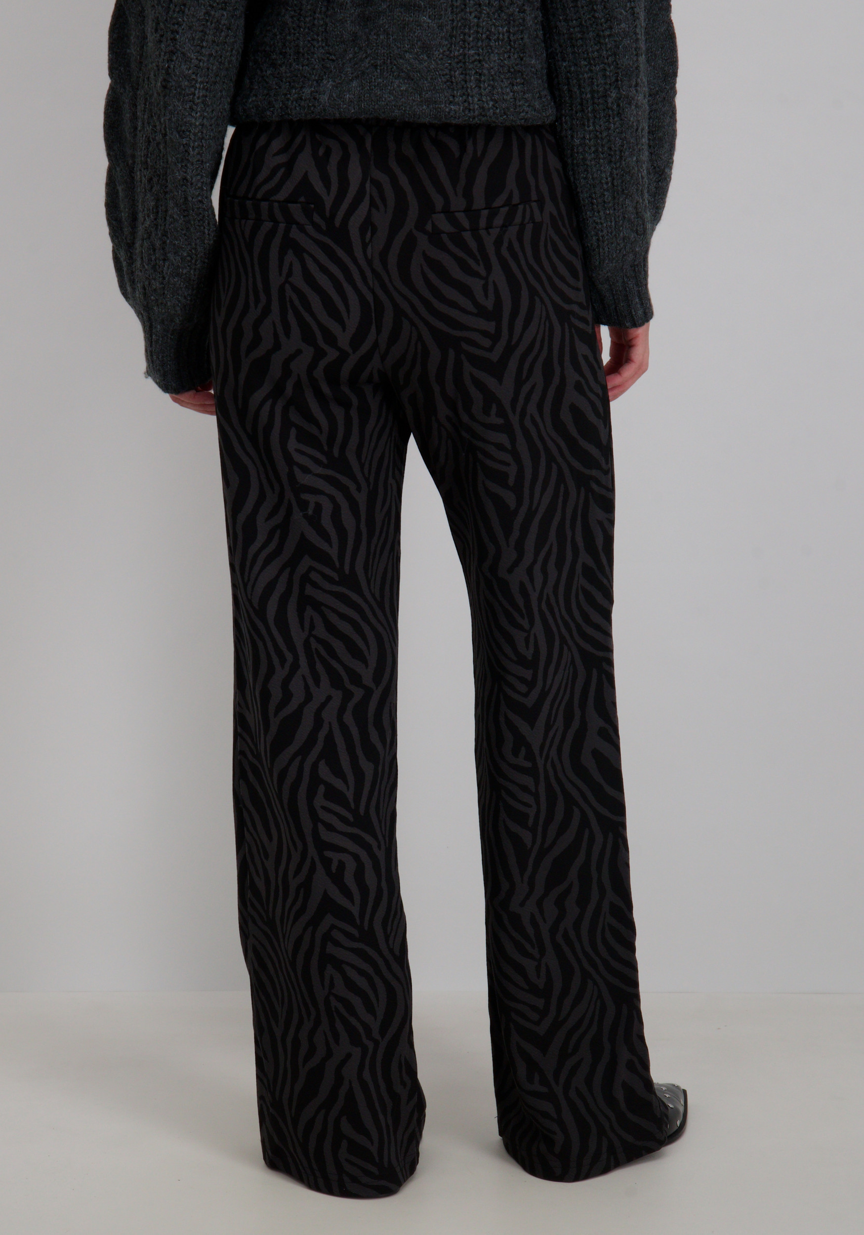 Lofty Manner Broek Ida QK37 Grijs