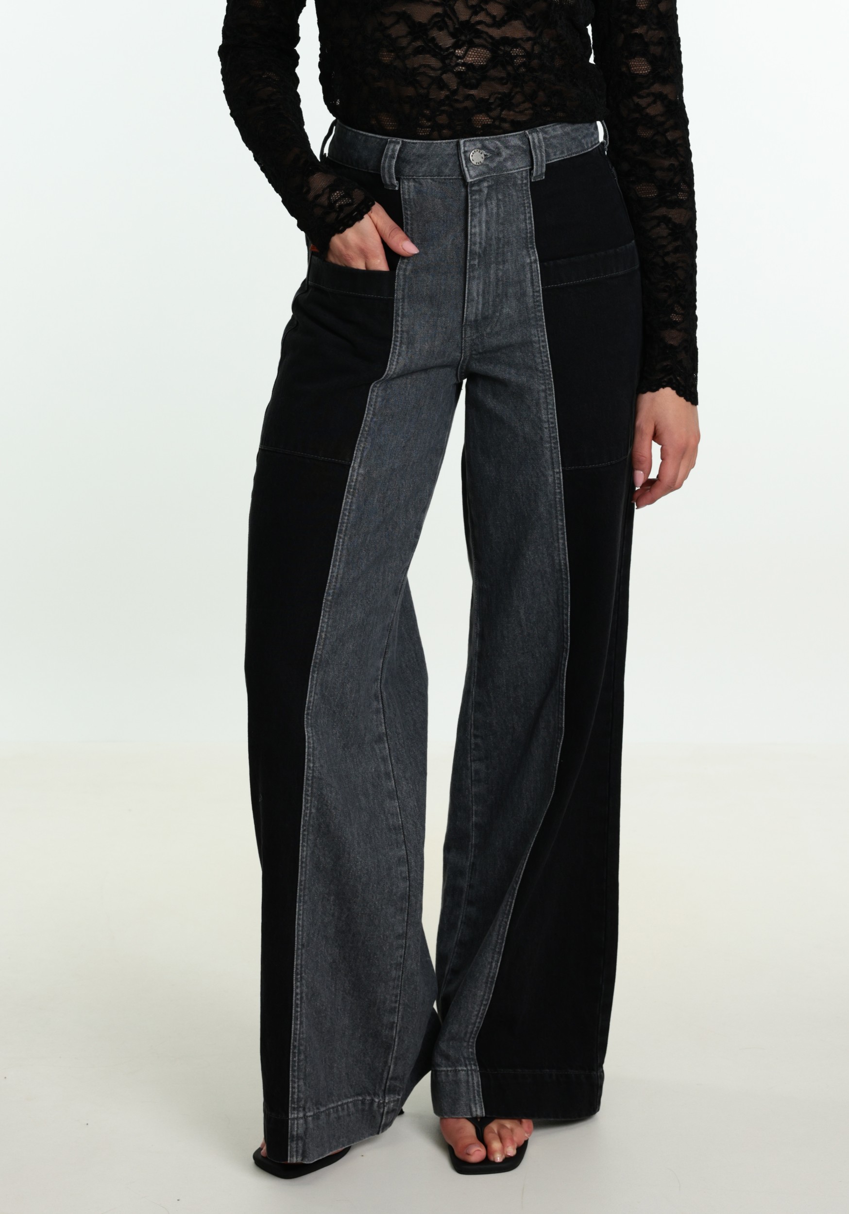 Harper & Yve Jeans Madelynn AW6R101 Grijs