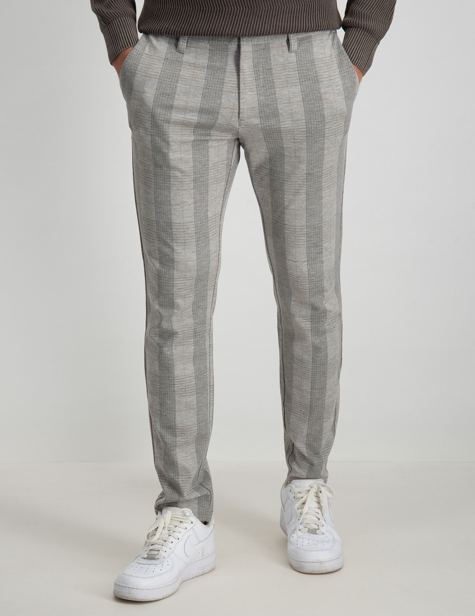 ONLY & SONS Mark pants geruit 22024840 Licht grijs