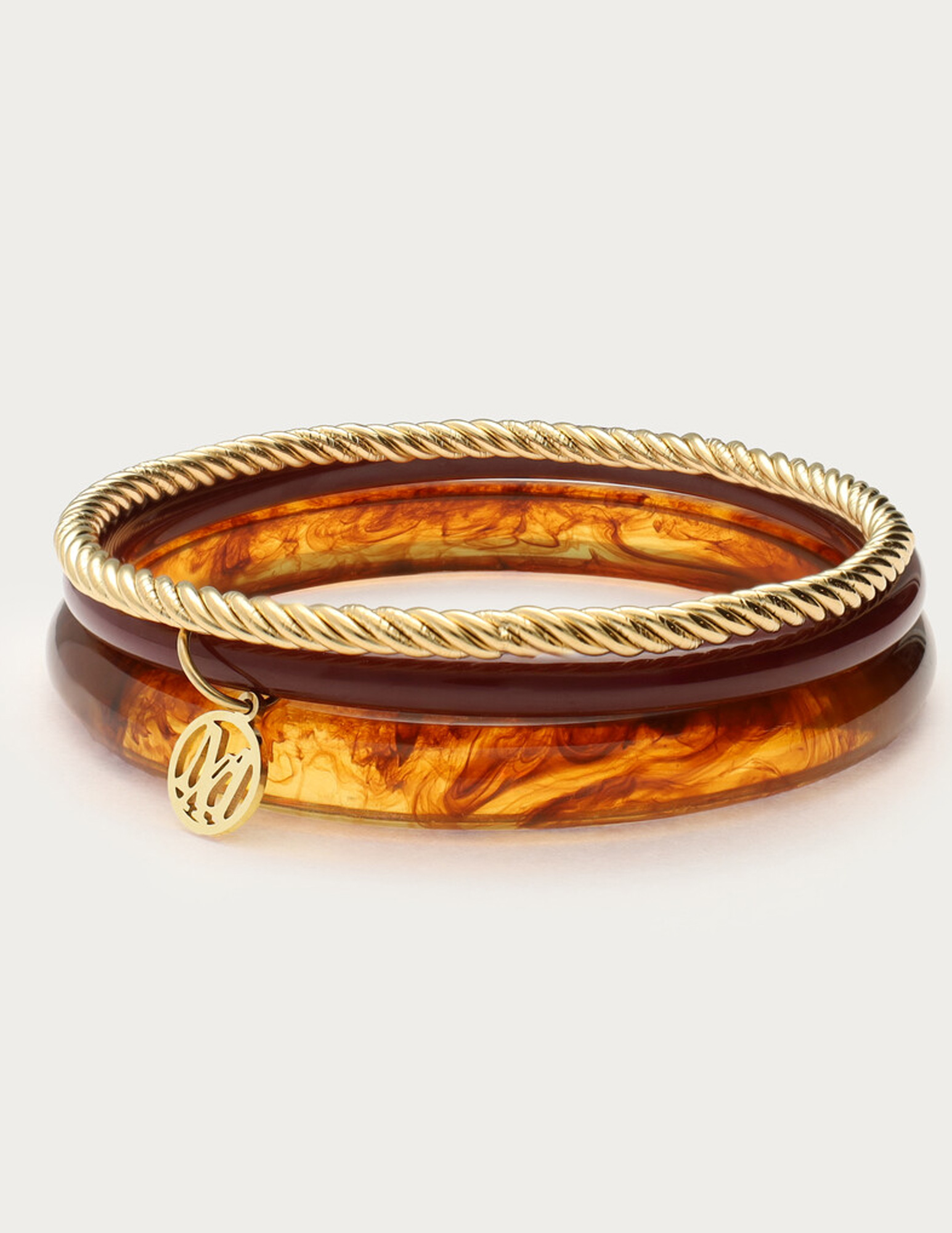 My Jewellery Bangle set resin MJ15221 Goud