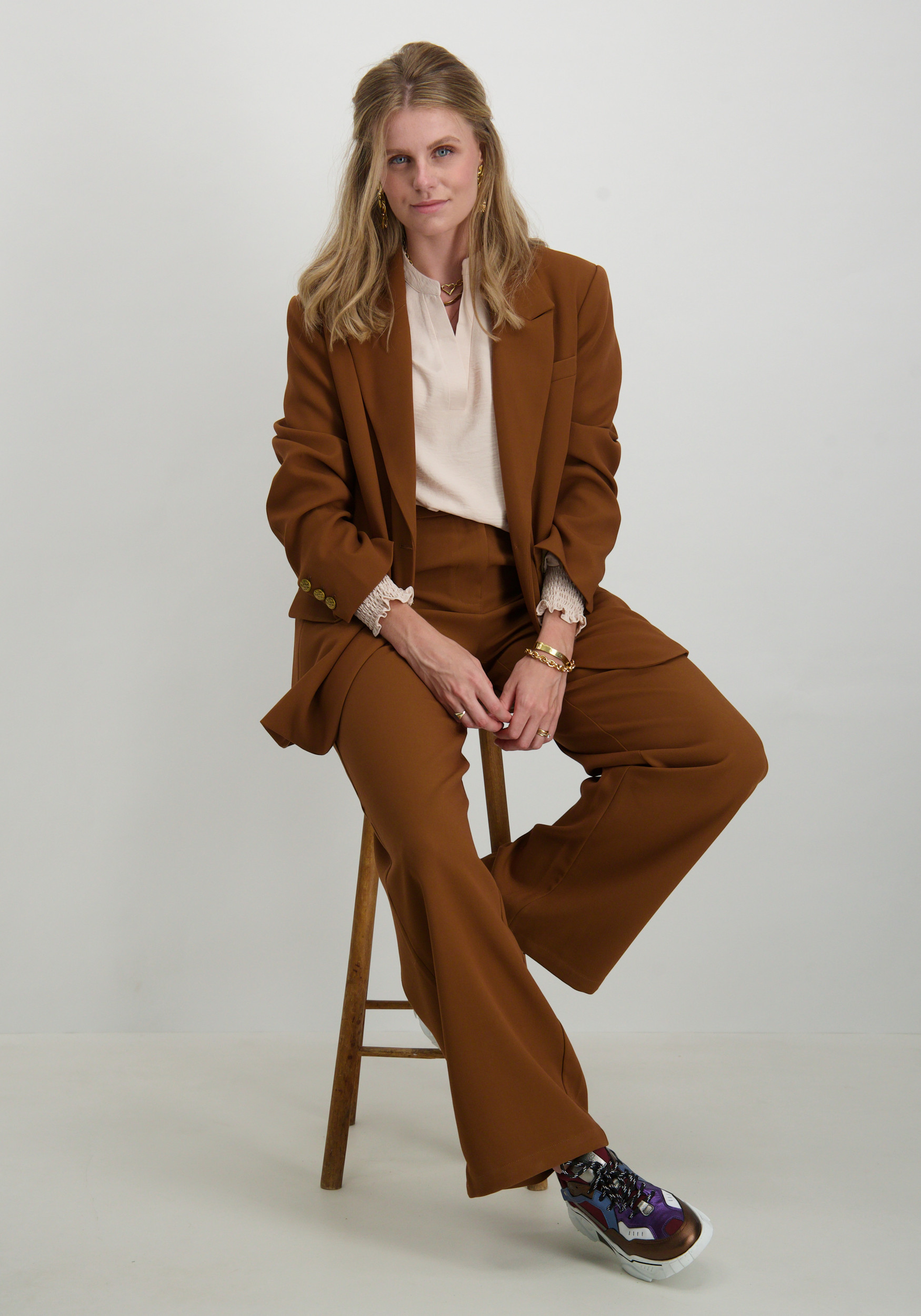 Only Blouse Mette 15284309 Beige