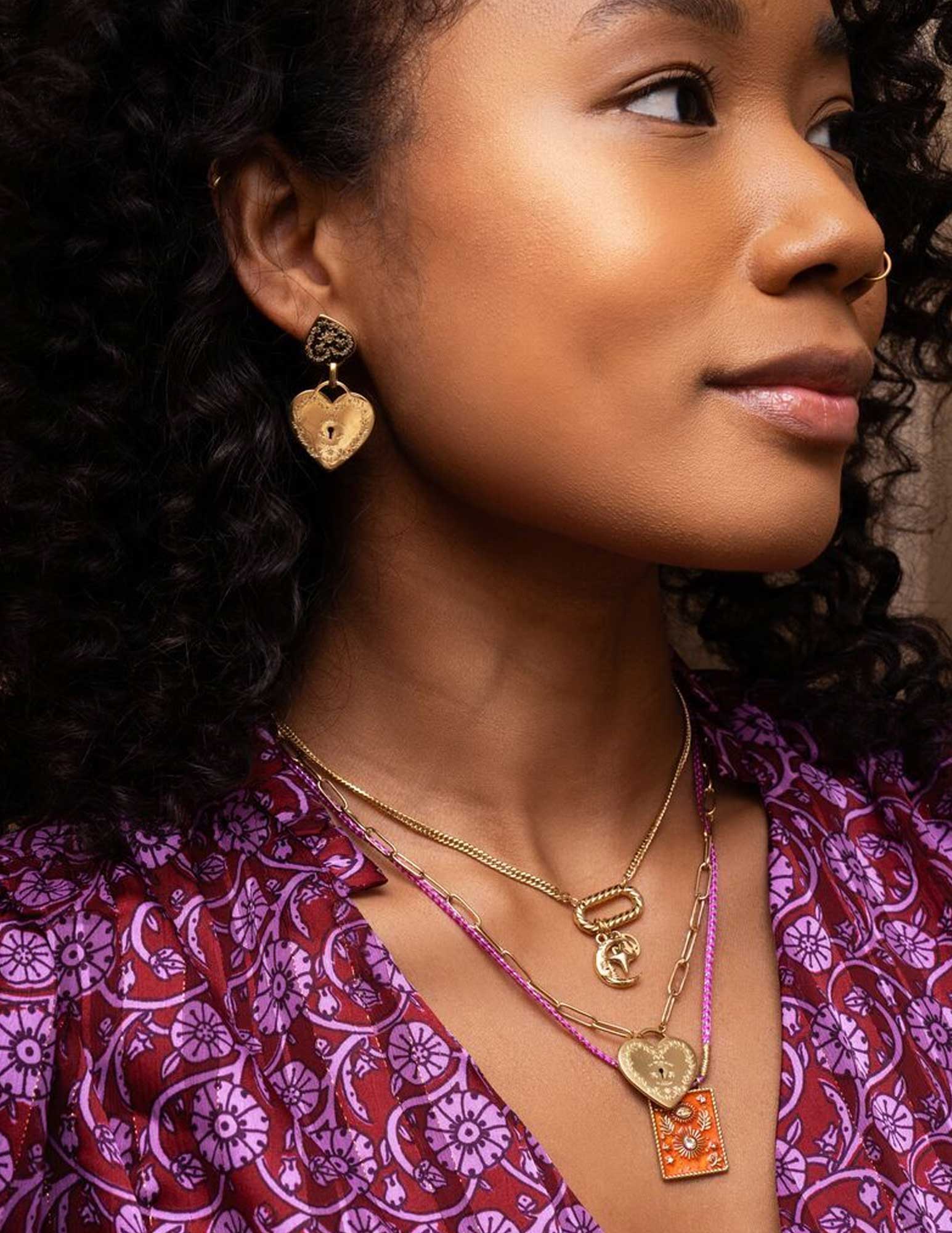 My Jewellery Mystic ketting met hart MJ09429 Goud