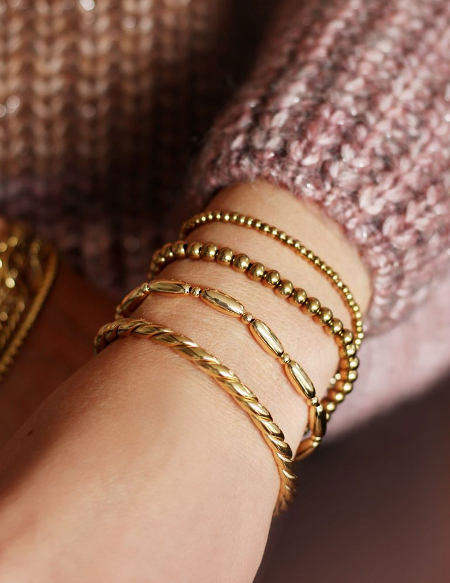 My Jewellery Kralen armband MJ03859 Goud