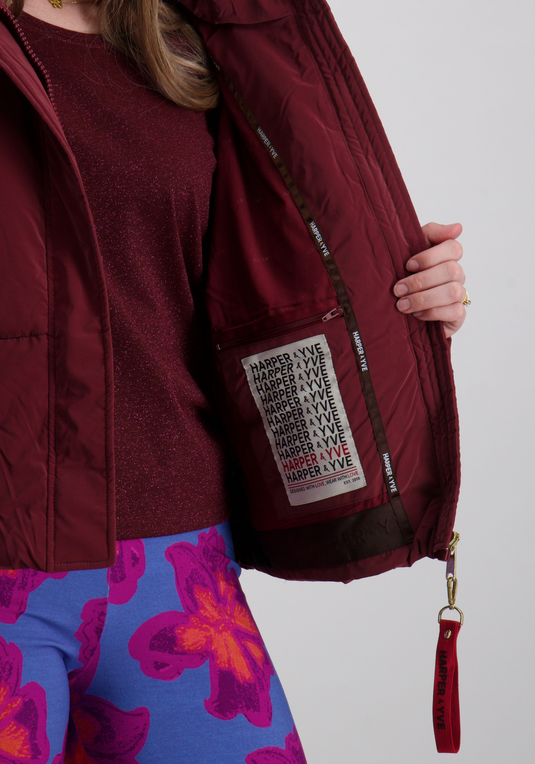 Harper & Yve Winterjas Abbie AW25N201 Bordeaux