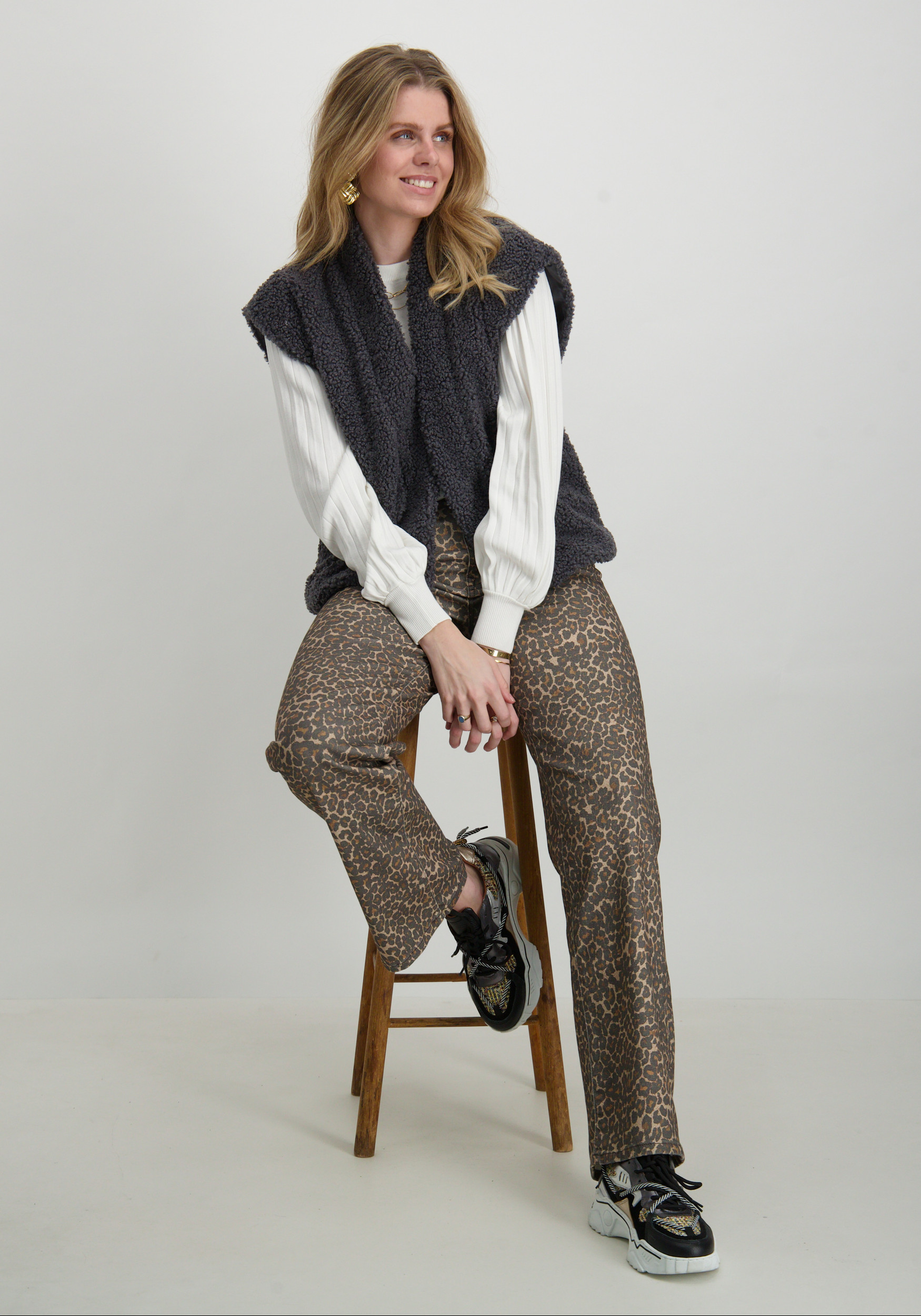 Kaffe Clothing Trui Lone 10507905 Wit