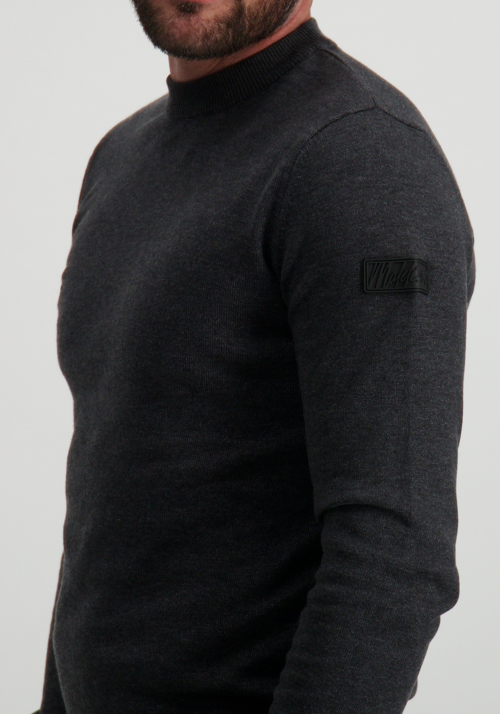 Malelions Trui MM3-AW24-05 Antraciet