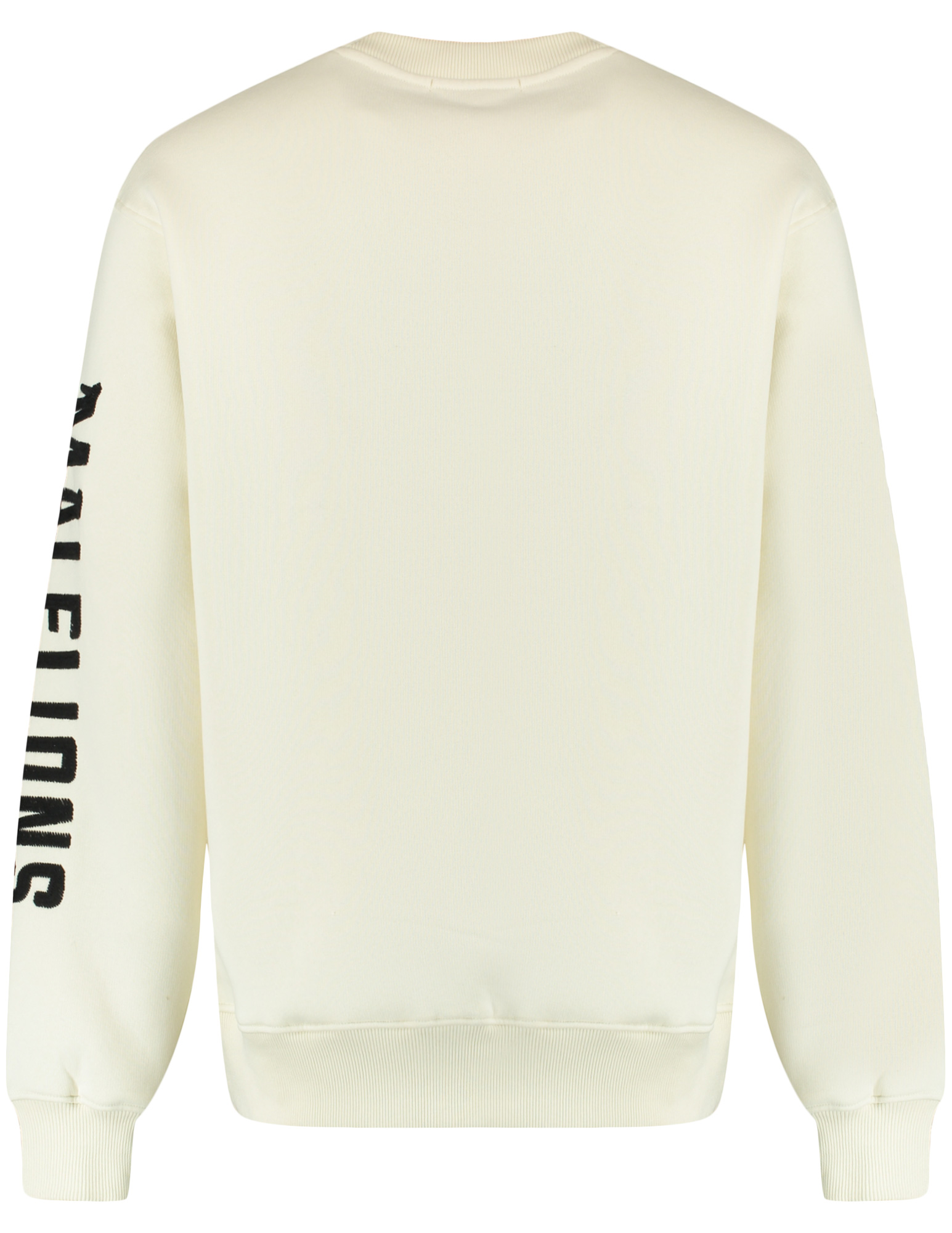 Malelions Sweater Graffiti MM1-AW25-44 Wolwit-ecru