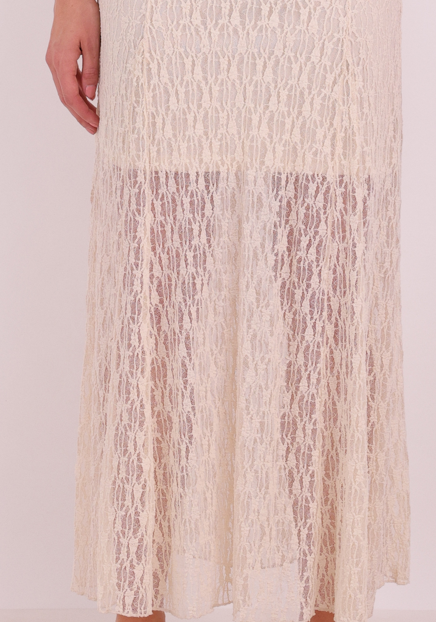 Culture Lange rok Kine 50112950 Ecru
