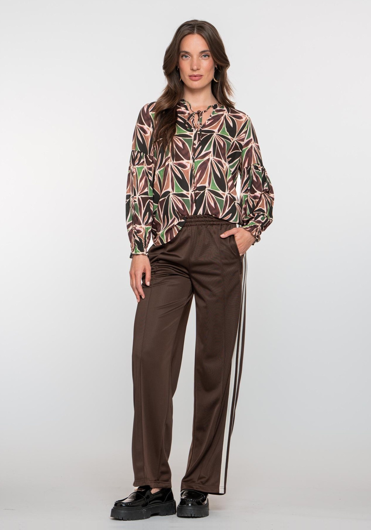 Geisha Broek 51834-10 Donker bruin