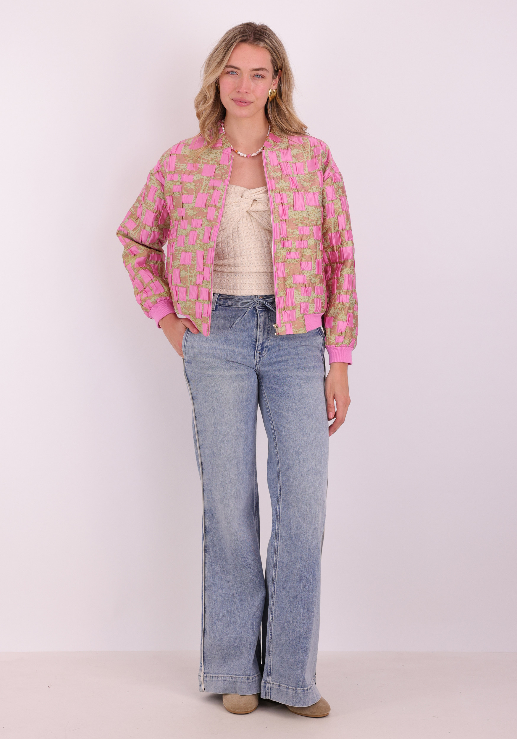 FREE|QUENT Bomberjacket Flowy 208082 Rose