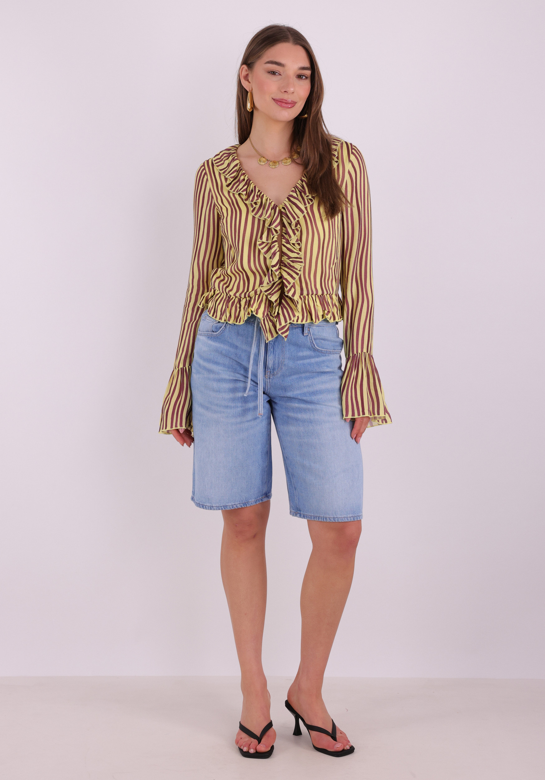 Harper & Yve Blouse Jaden HS6P605 Geel