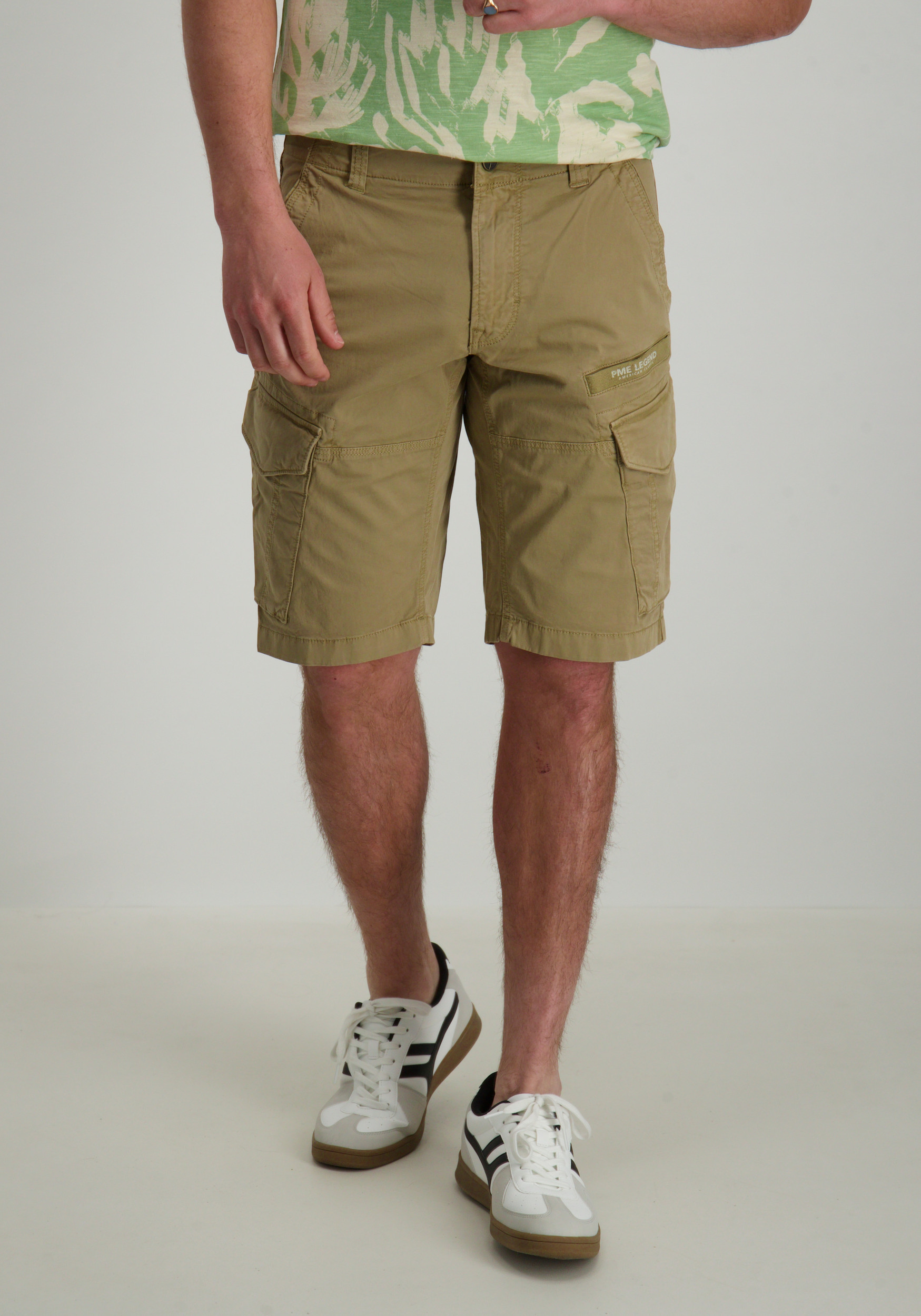 PME Legend Cargo short Nordrop PSH2504661 Donker beige